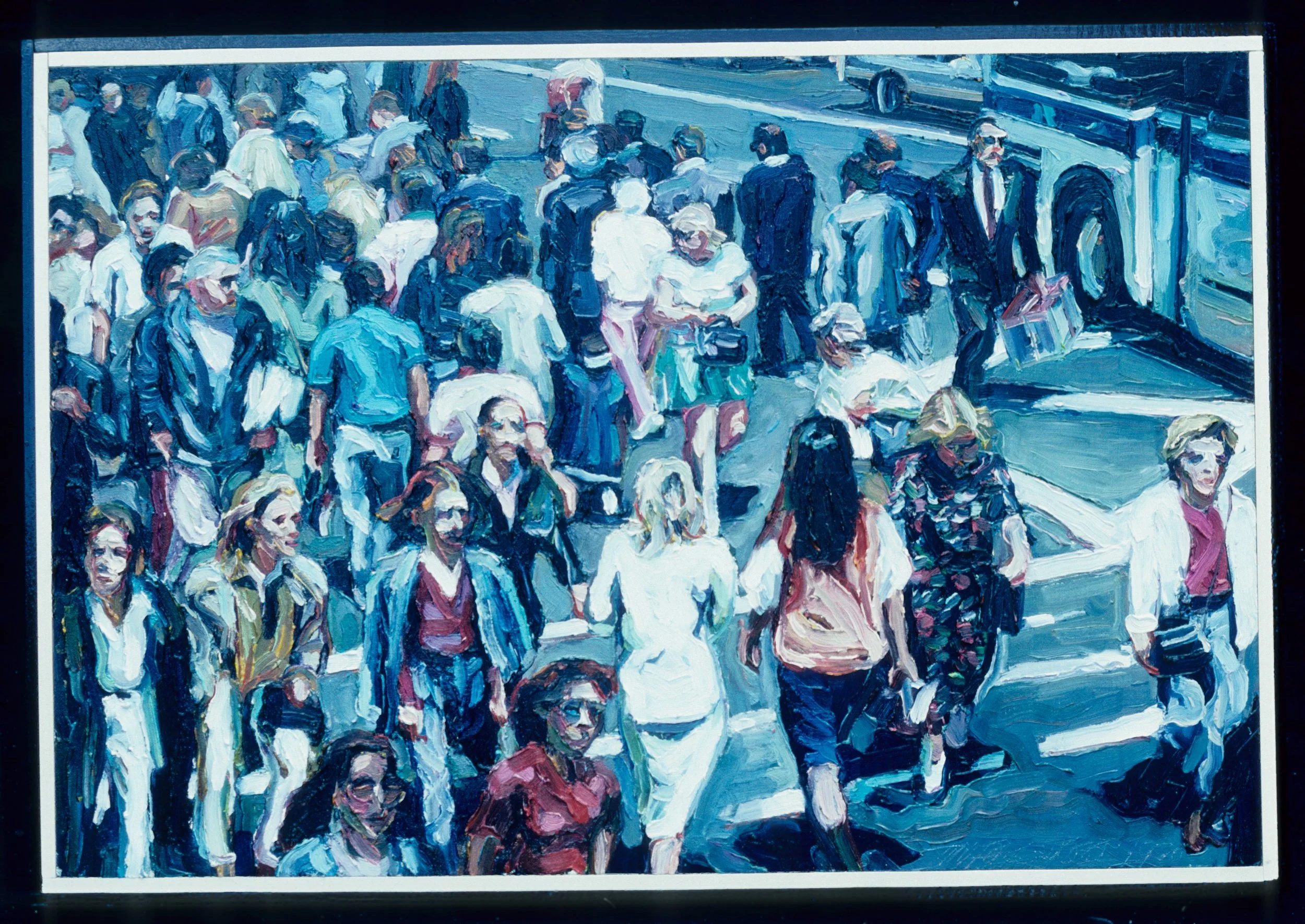 Crosswalk    o/masonite    14" x 21"