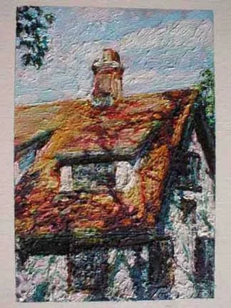 Montclair 1   6" x 4"  oil on paper  2004