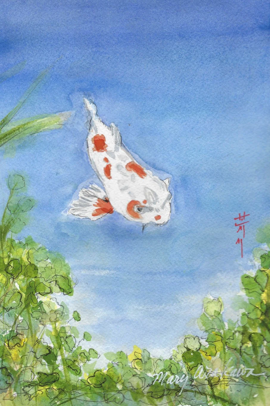 Peaceful Koi
