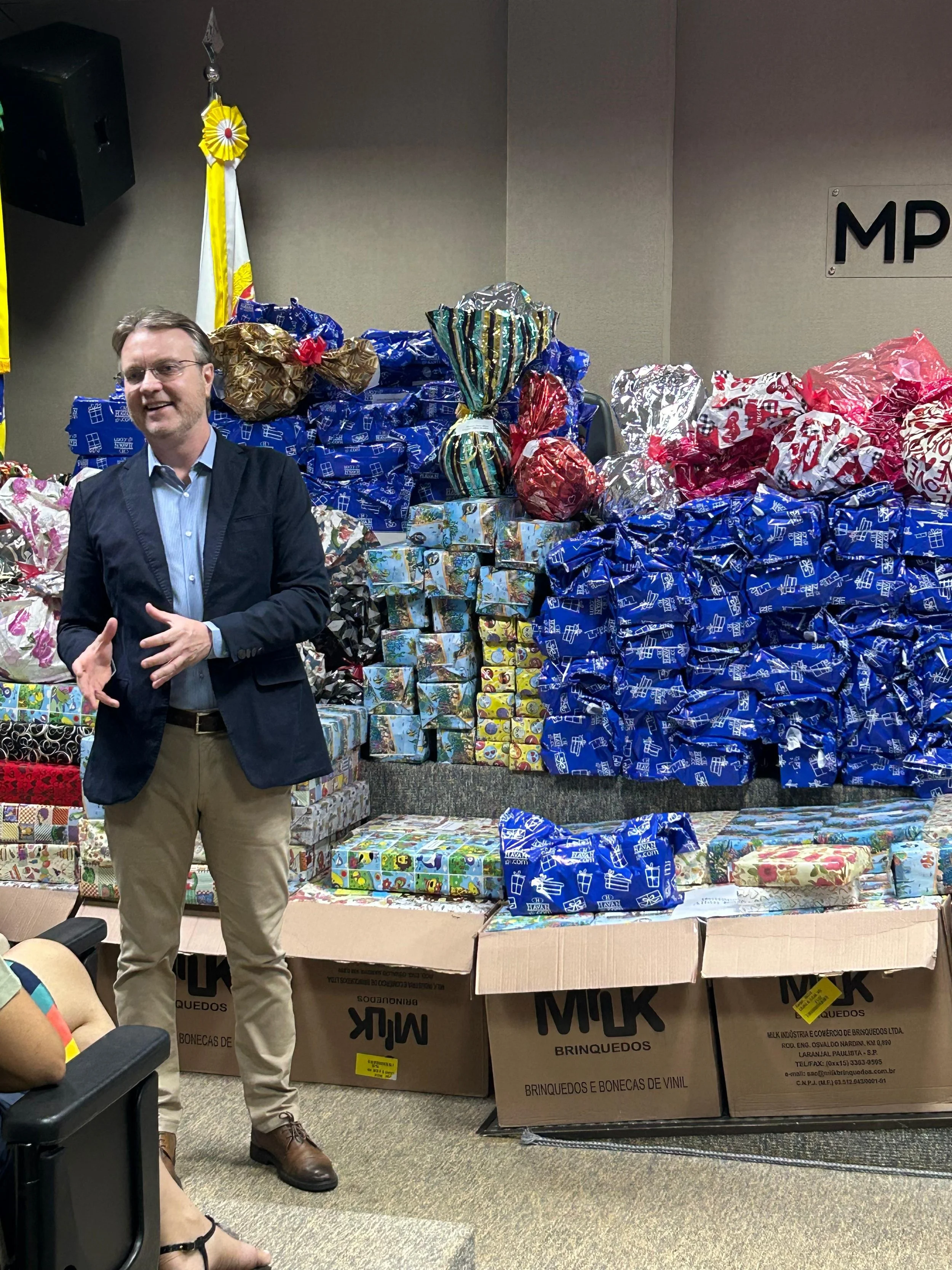 MP-Social e parceiros fazem doação de mais de 3 mil presentes