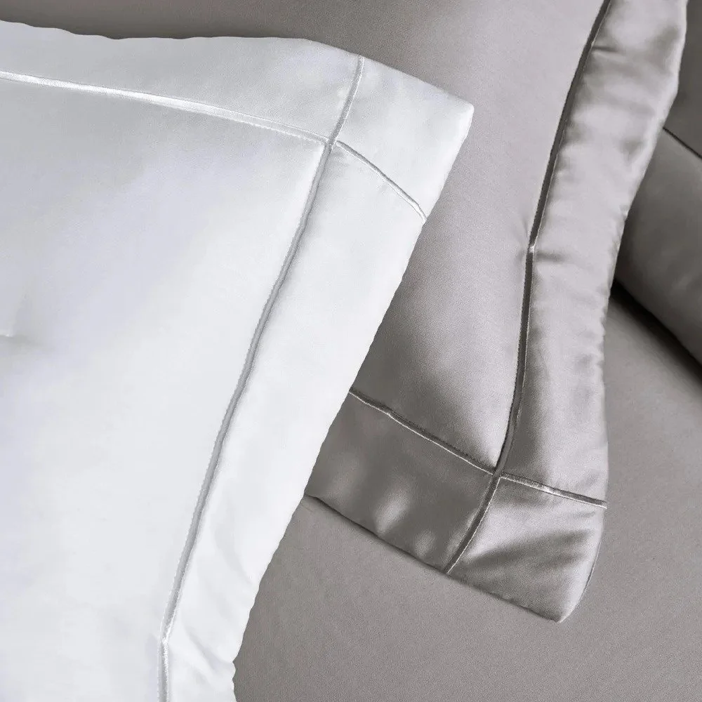 Descubra a sofisticação e o conforto absoluto dos jogos de cama de bambu Trussardi