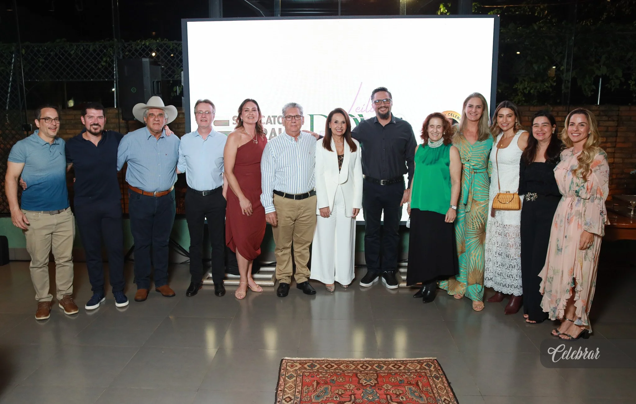 Noite de lançamento do Leilodom 2026 com assinatura de parcerias