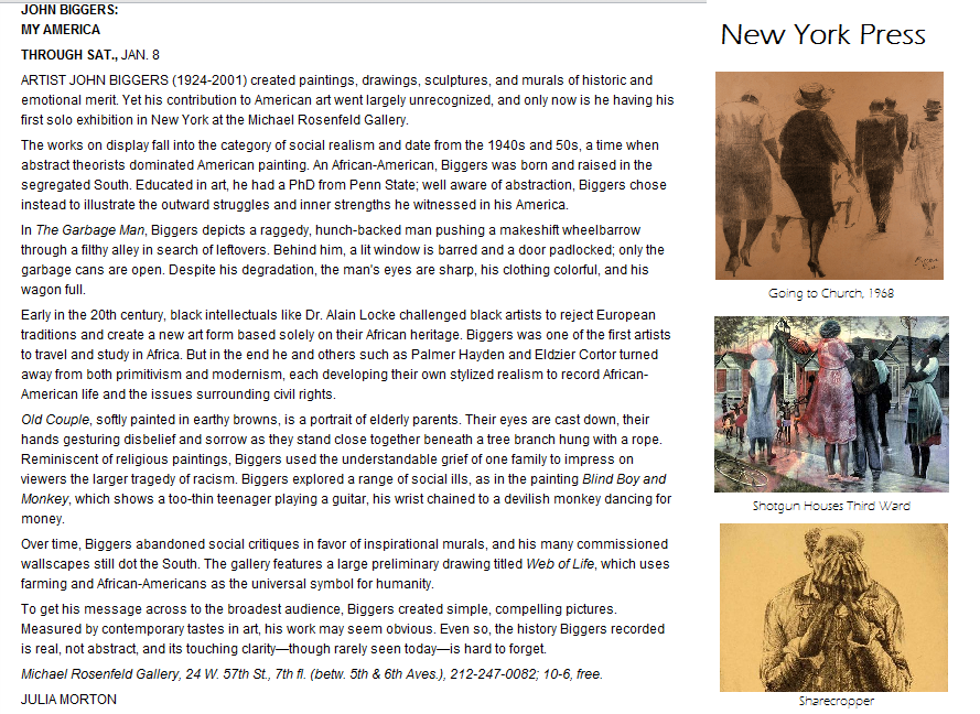 John Biggers: My America