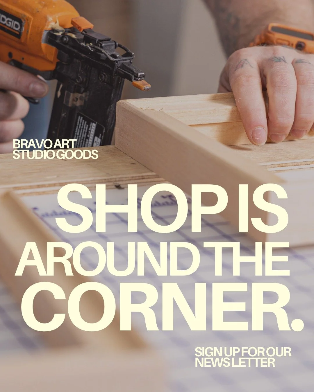 We&rsquo;ve been busy behind the scenes 👀
Bravo Art Studio Goods is almost ready.
Thoughtful materials. Gallery-ready standards. Made with artists in mind.
If you want first updates when we launch, hop on the newsletter list.
Link in bio.

#BravoArt