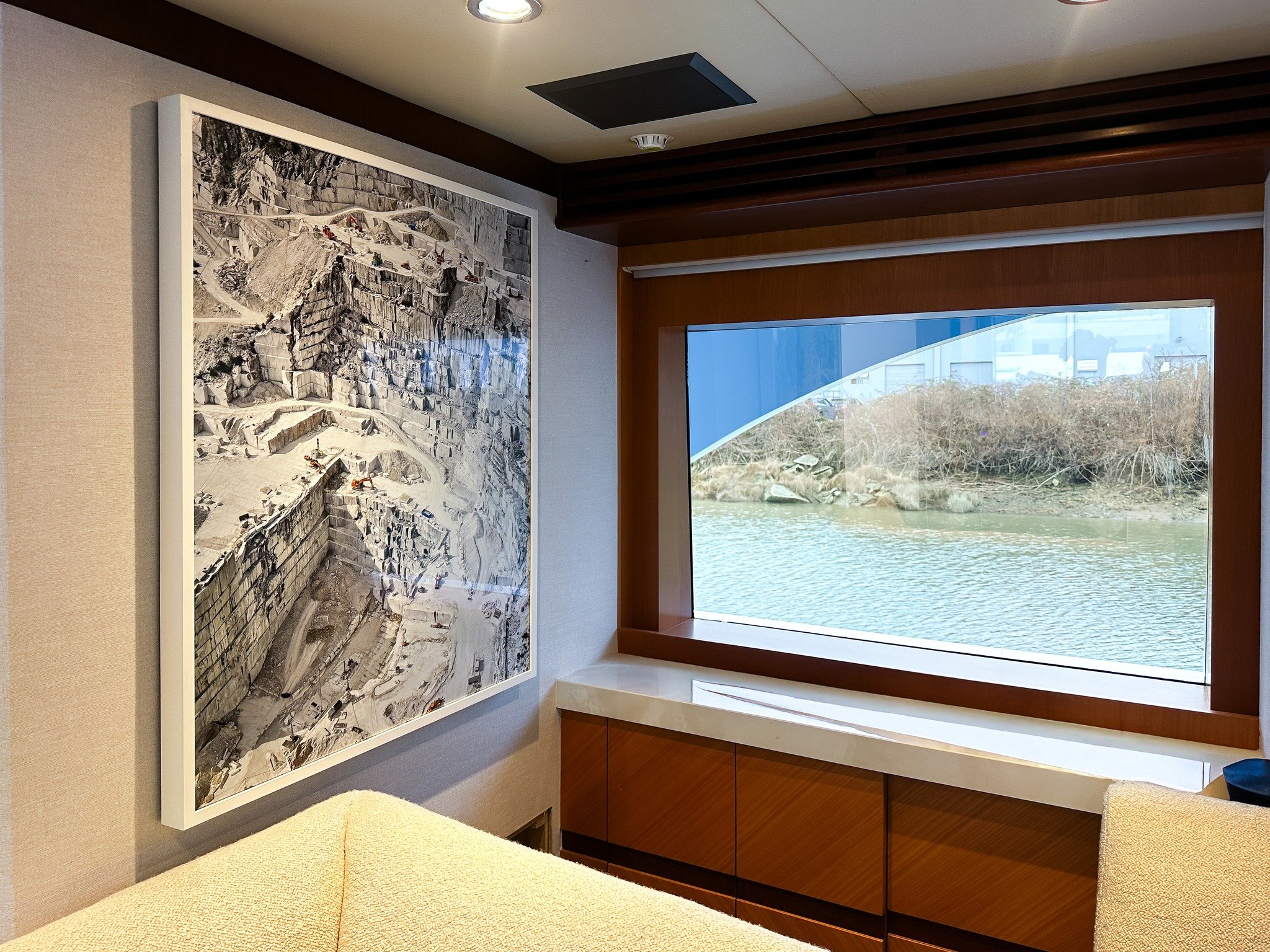 Stone meets water.
Cava Bianco III, Carrara, IT, 2018 by David Burdeny.
With a background in architecture and design, Burdeny brings a patient, minimalist eye to each image&mdash;shaped by a lifelong curiosity for space, from vast landscapes to caref