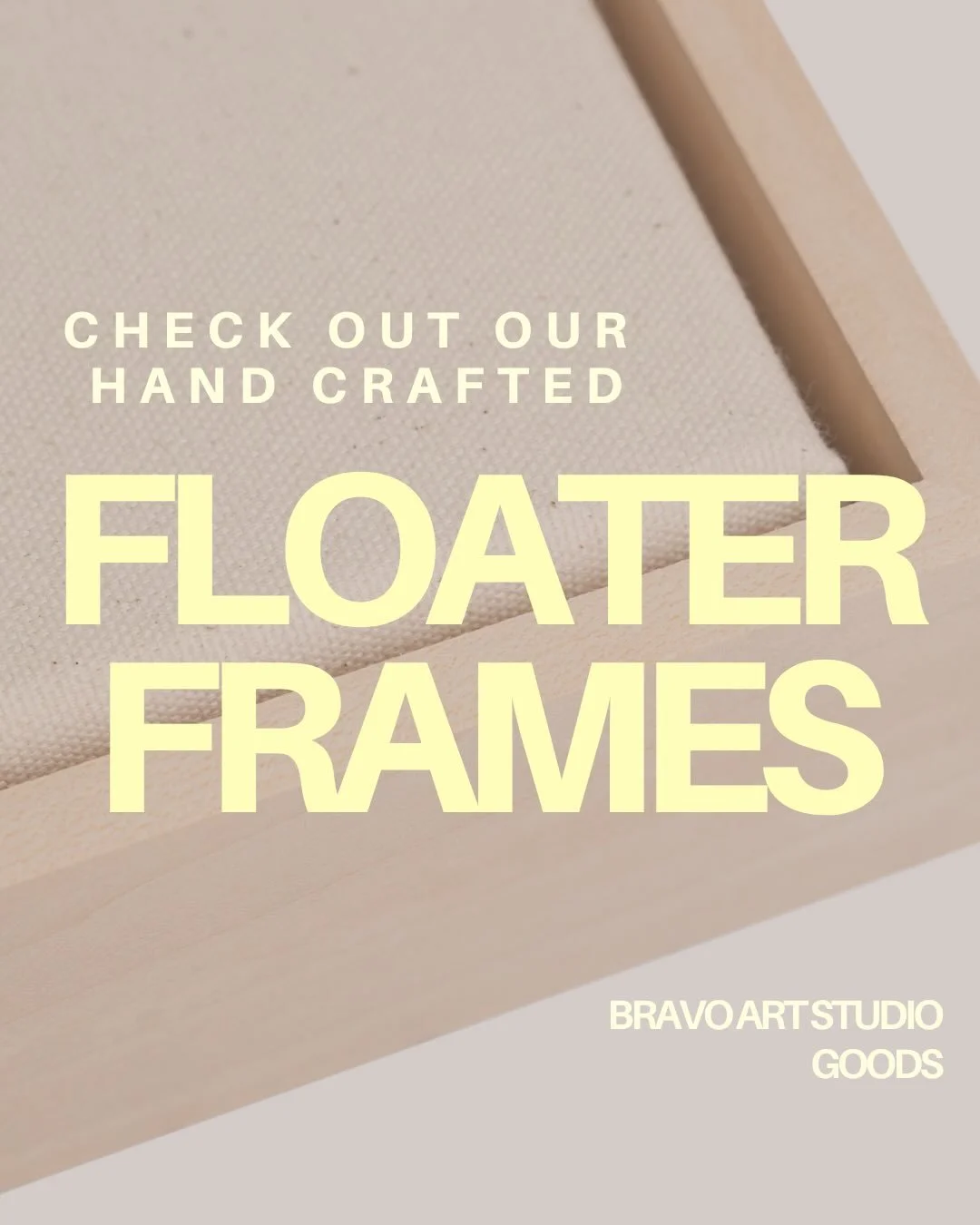 The finishing touch makes all the difference. 🎨
Our custom floater frames are designed to showcase your artwork&mdash;giving it space, presence, and just the right amount of magic (we&rsquo;re big fans of that part).
With thin or thick profiles, you