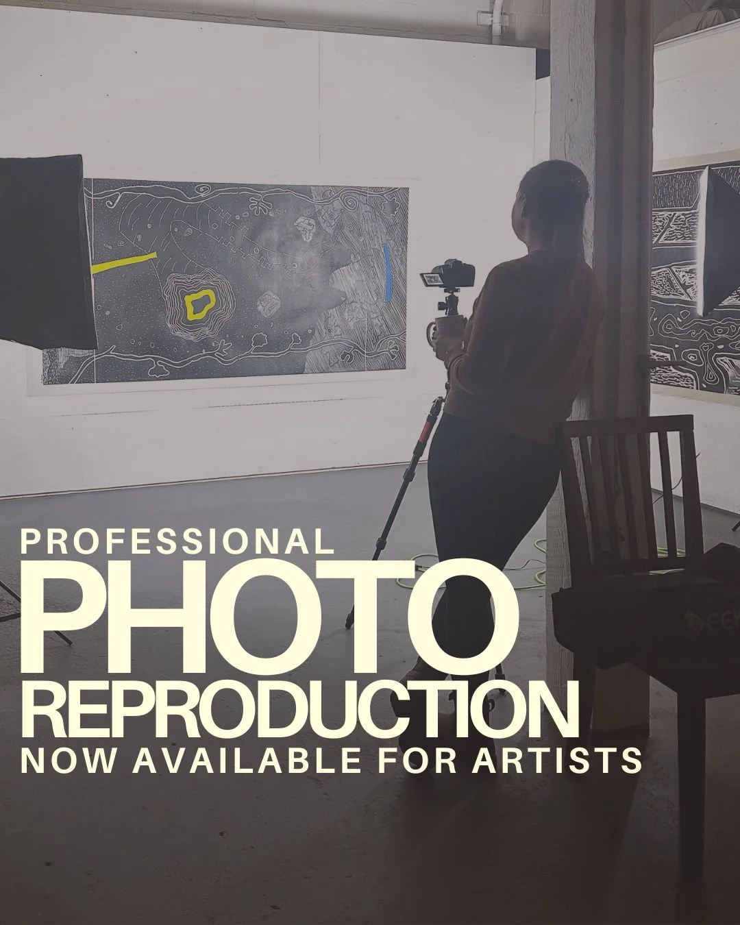 Now offering artwork reproduction.
From studio to print, we help you capture your work as it&rsquo;s meant to be seen&mdash;ready for editions, portfolios, or your next show.
Ask us how.

#ArtReproduction #ArtworkDocumentation #ArtistServices #Studio