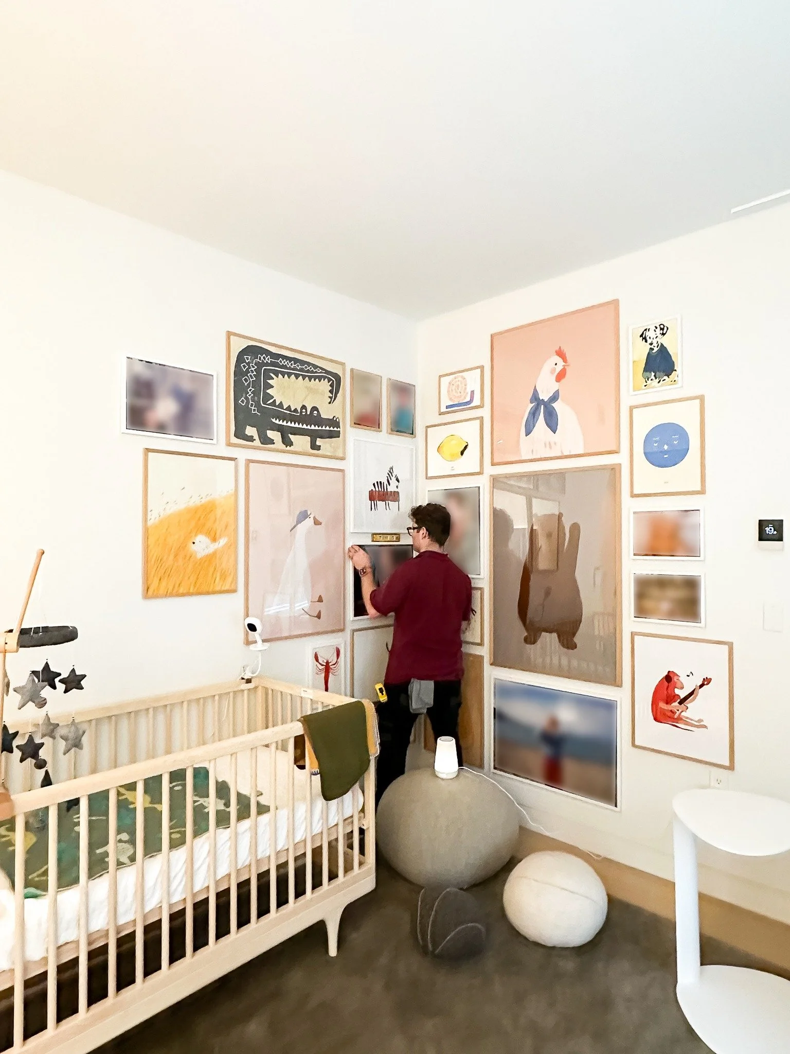 We love helping thoughtful ideas come to life ✨ 

This beautiful nursery gallery wall, designed by Sophie Burk Design, mixes art, family memories, and playful imagery to create a space full of curiosity and wonder. 

The spaces we grow up in shape us