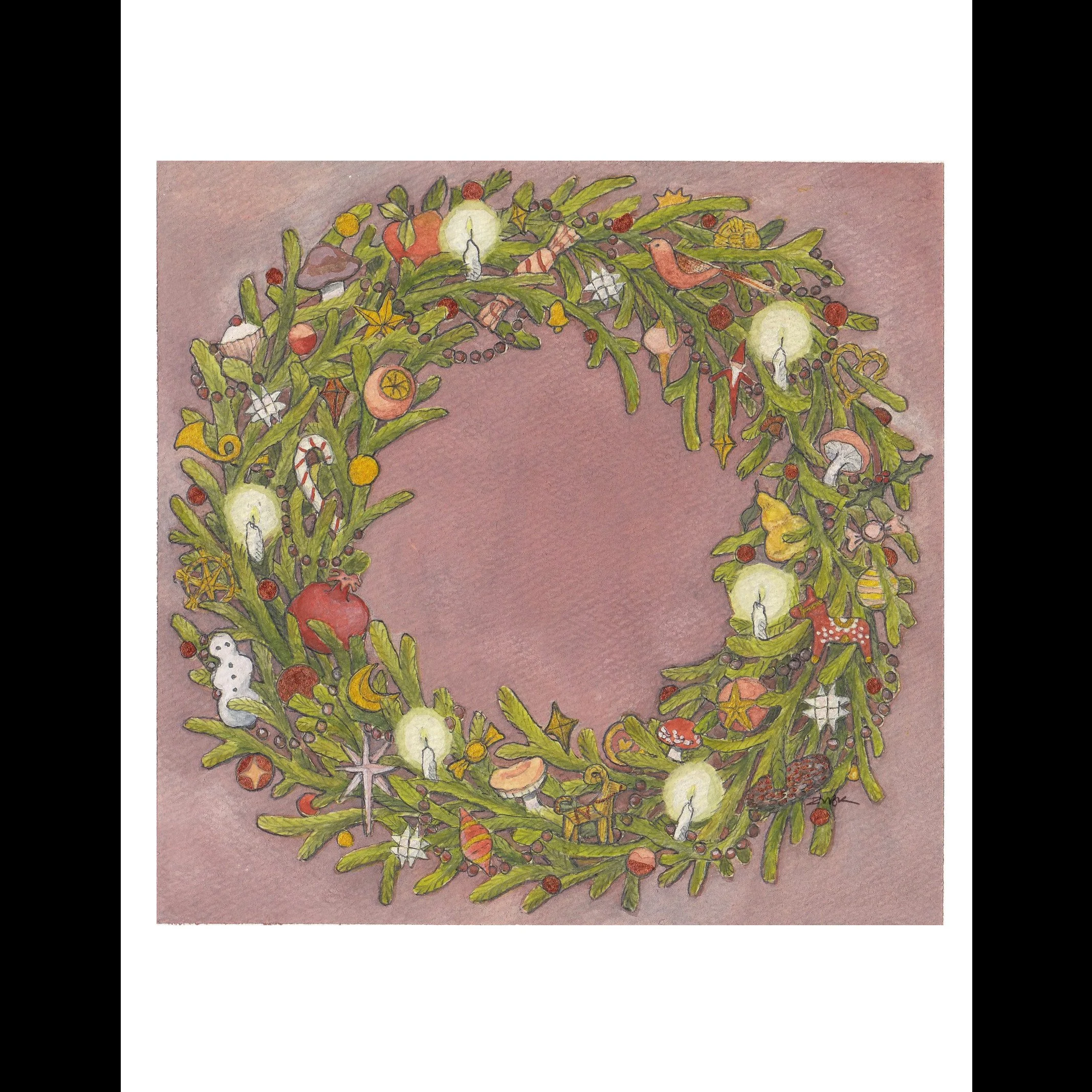 Wreath Card