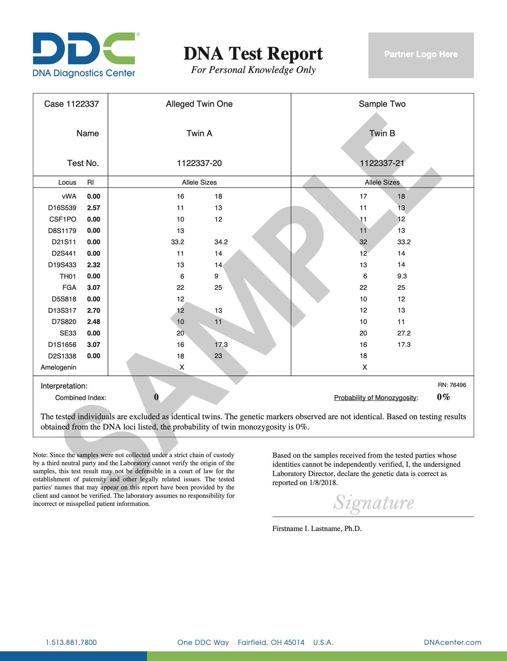 At Home Twin Zygosity DNA Test Non Legal At Home Twin Zygosity DNA Test Non Legal