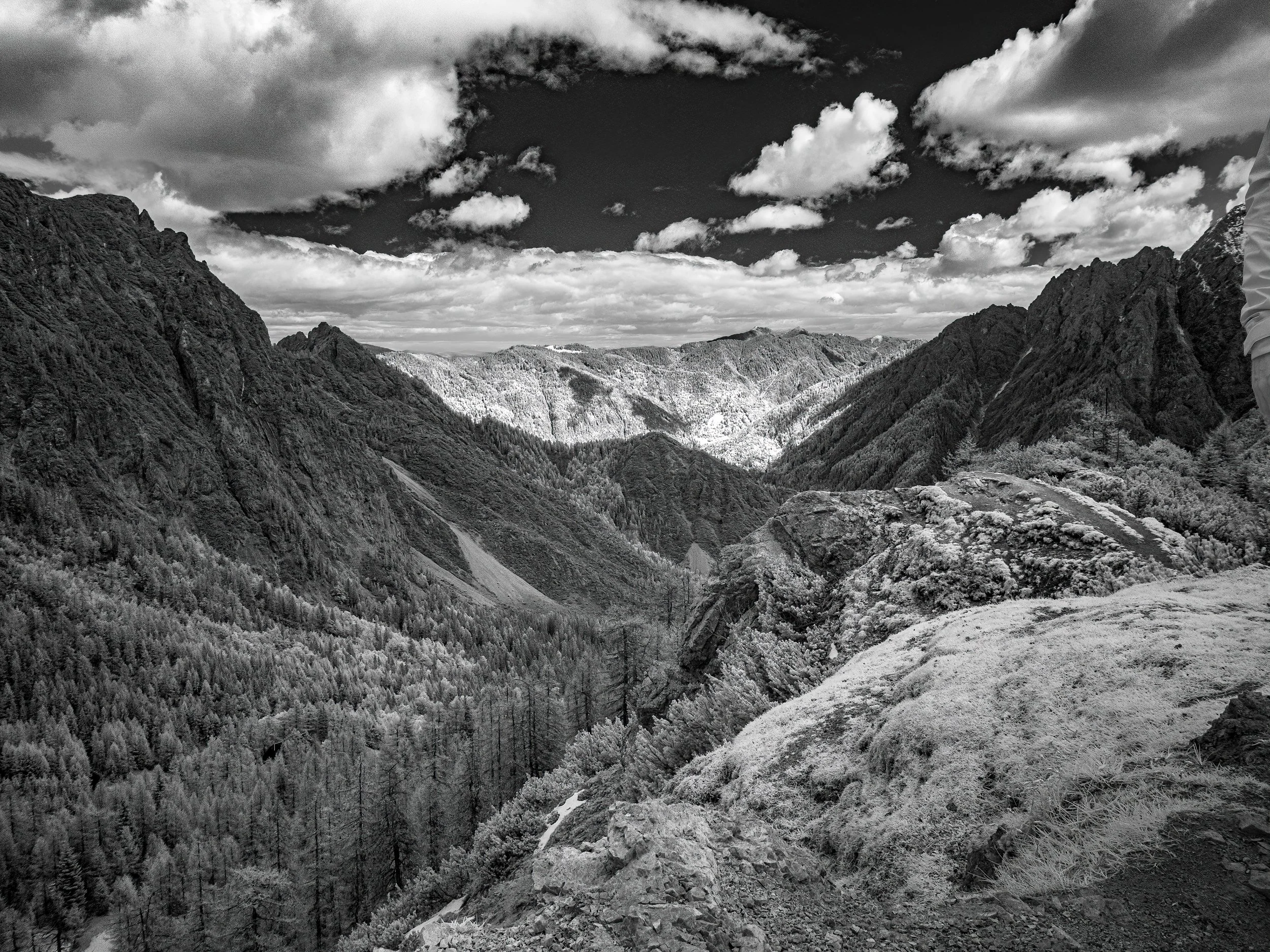 The next several images are from high in the Alps.  We trekked along trails that were steep and rocky but the views at the top were spectacular