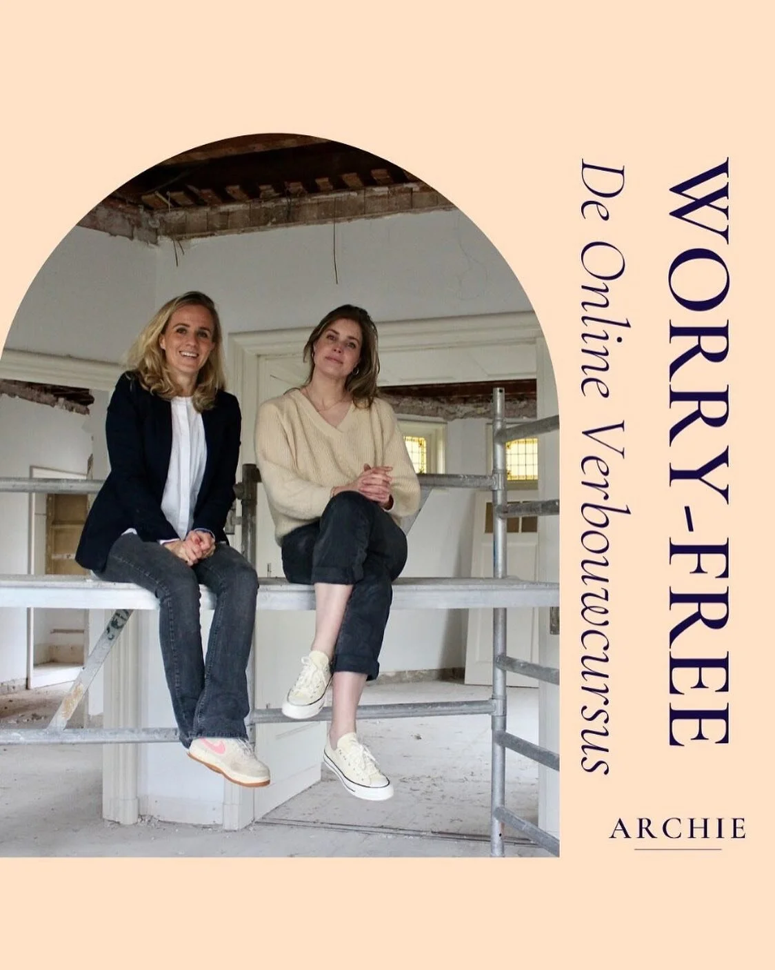 Vanaf vandaag hebben we 3 paketten live staan! In het Worry-free pakket krijg jij naast De Online Verbouwcursus directe begeleiding van Sanne &amp; Annebel in een kleine groep van max 6 deelnemers en toegang tot onze masterclasses 

#onlineverbouwcur