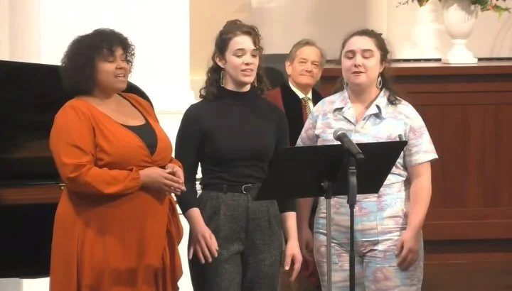 Sang some hope into the room this morning with these incredible women. 

Thanks @errybodyaintable for transcribing this and getting us together for a sing. And thanks @thewailinjennys for this arrangement.