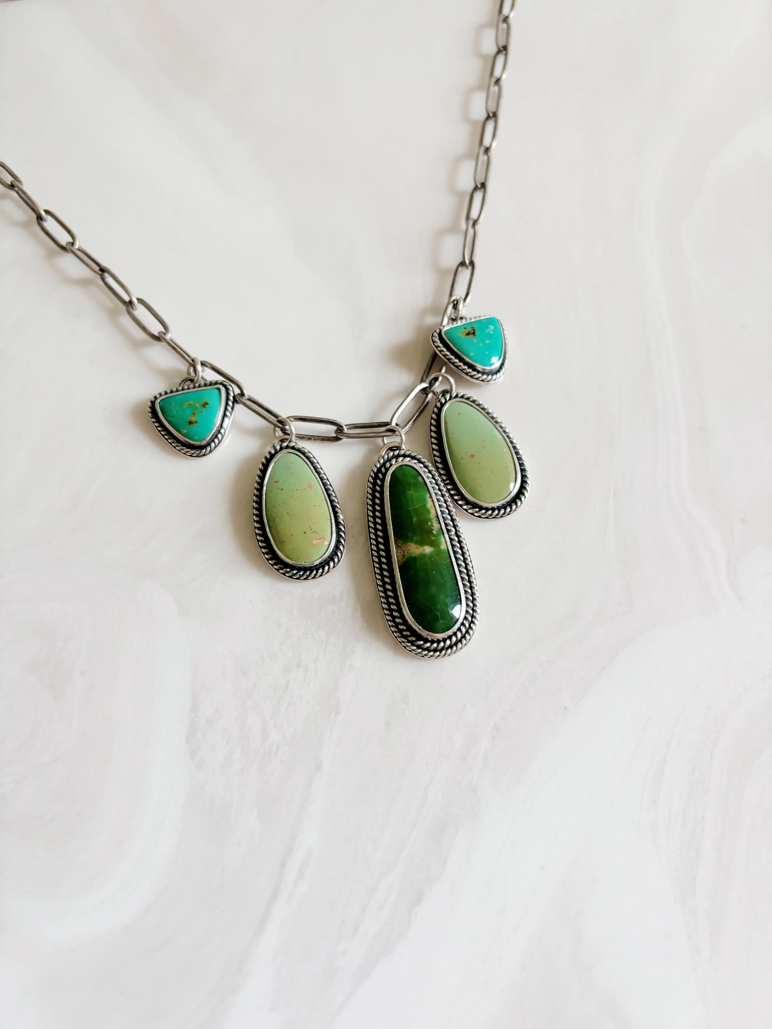 Turquoise Charm Necklace