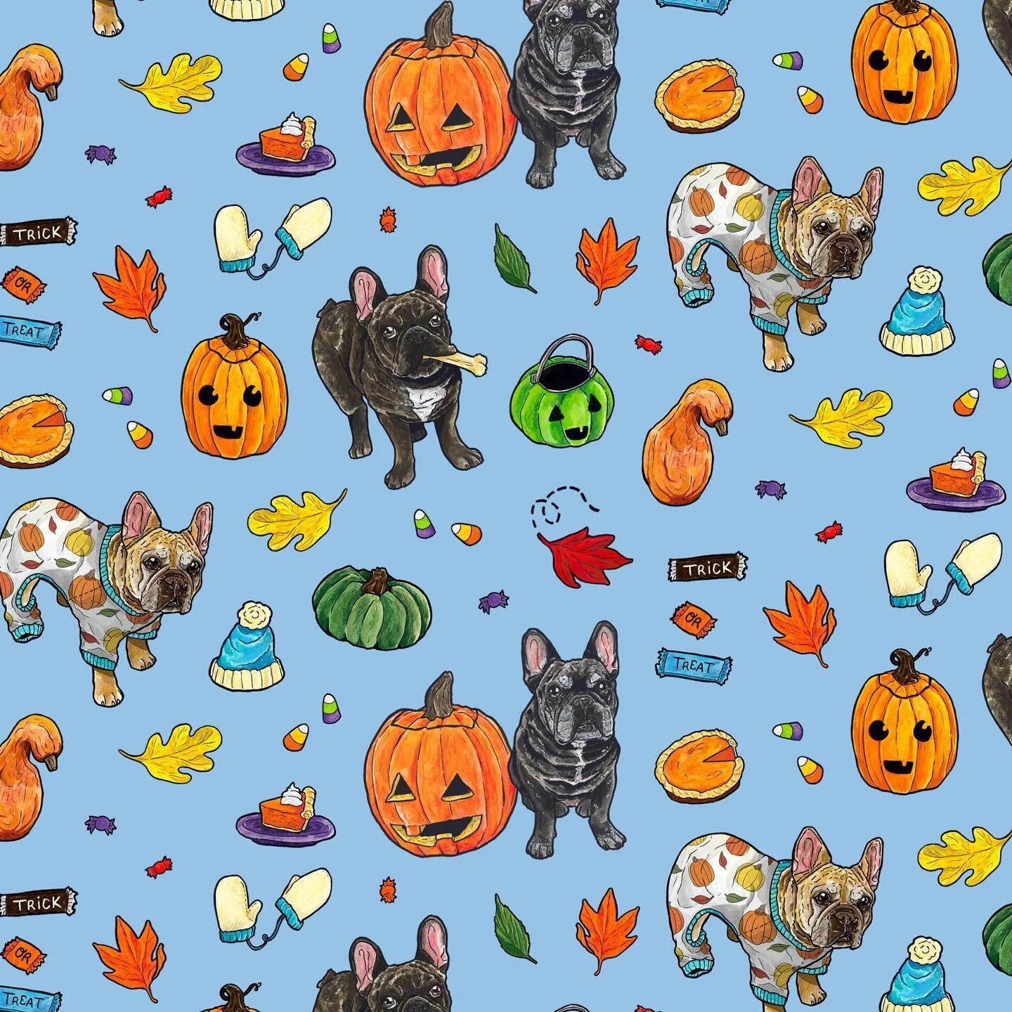 With the heat of July leading me to float in the pool more and more, and as we run out of sun tan lotion for Indy&rsquo;s belly, we dream of fall. 🤣🍂🍁🍄🍃🍂 And my lovely client Renee made my dreams come true!!! Had so much fun creating this patte