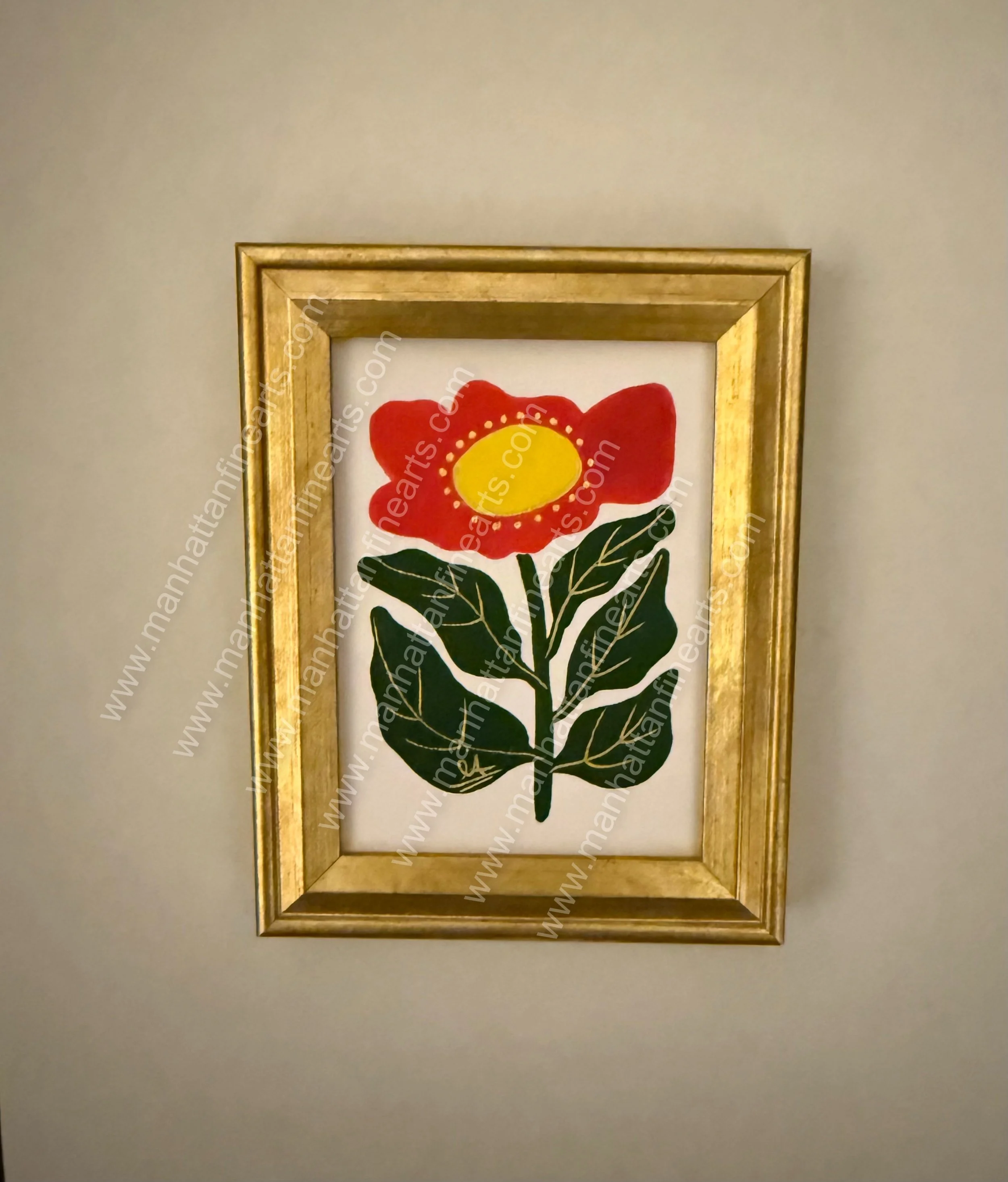 Vibrant Bloom Handcrafted Painting