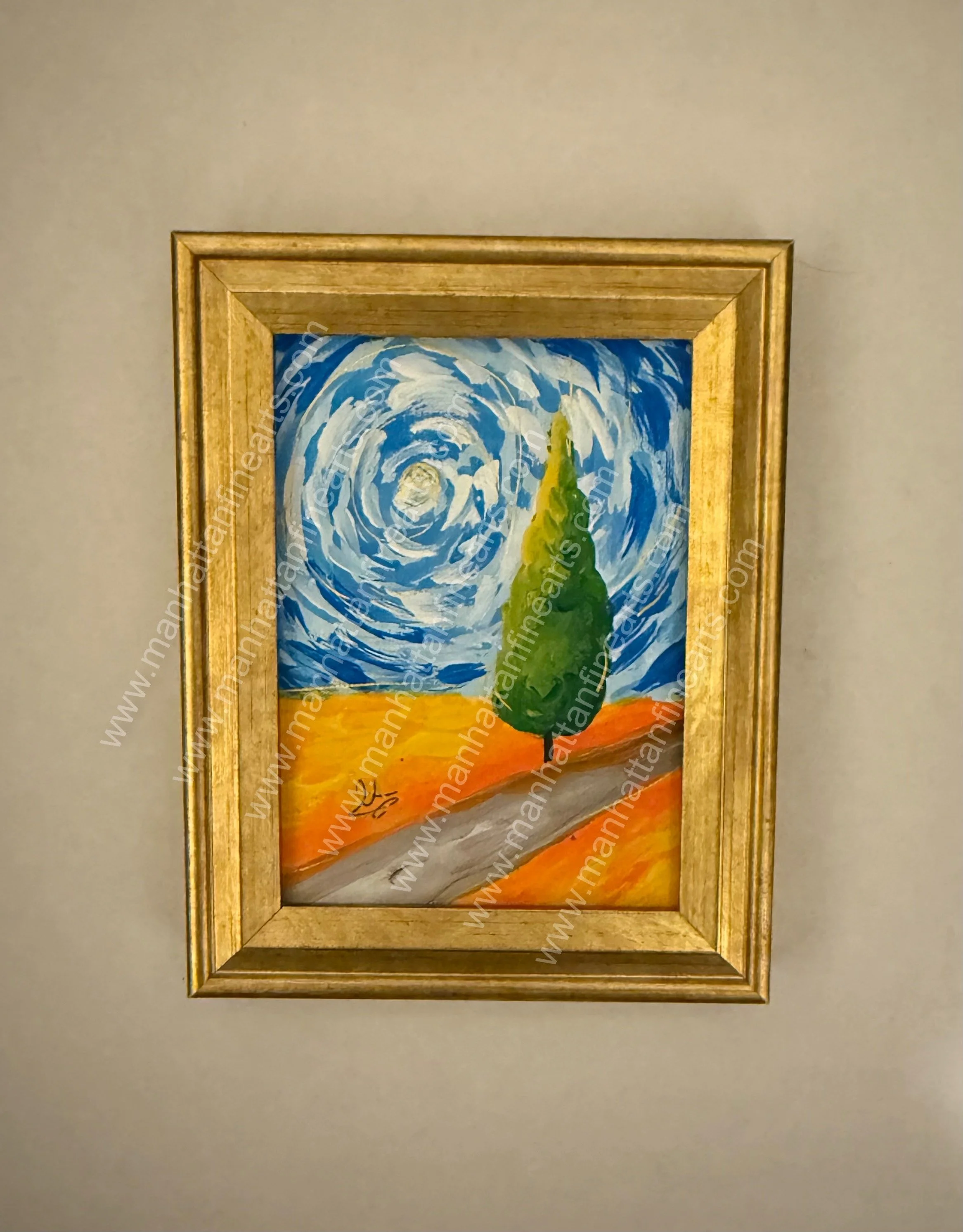 Tranquil Landscape Miniature Painting
