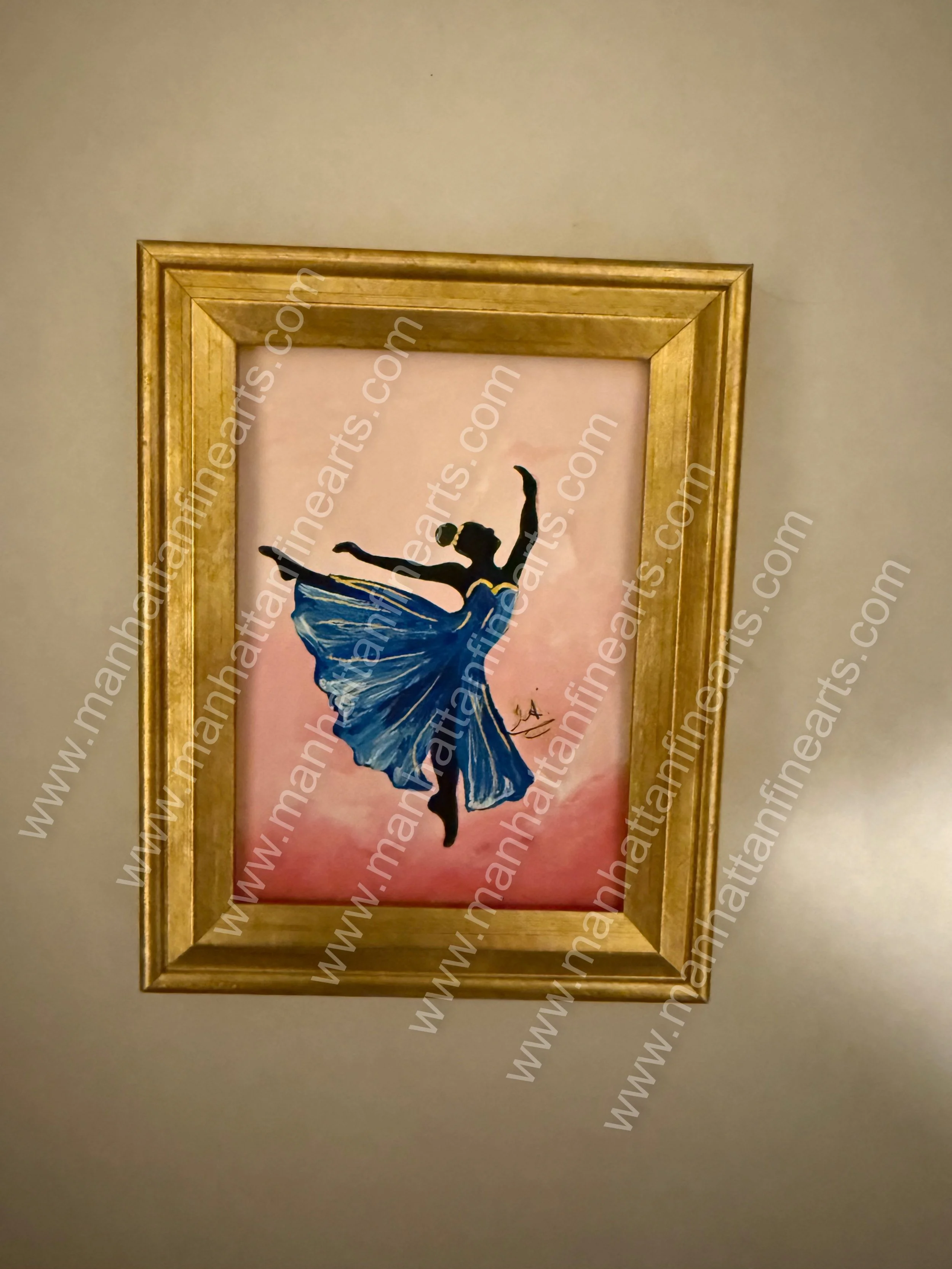 Elegant Ballet Miniature Painting