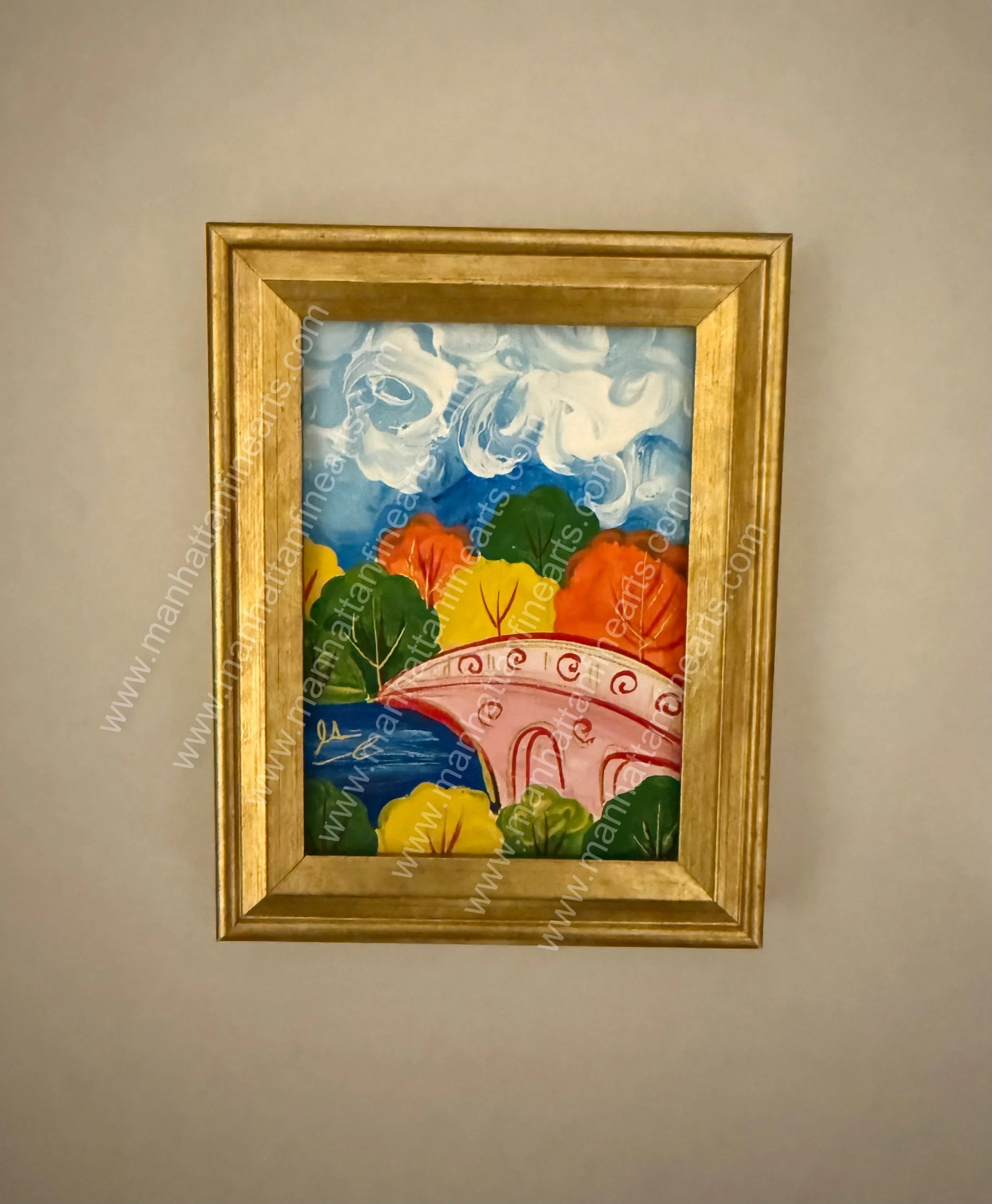 Bow Bridge Central Park Painting