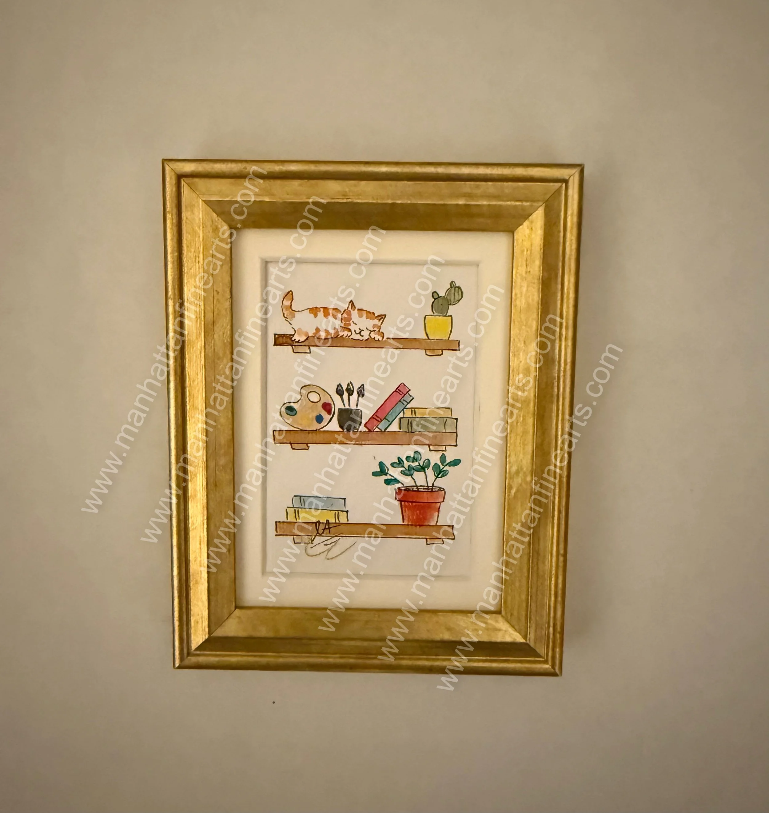 Cozy Nook Watercolor Painting