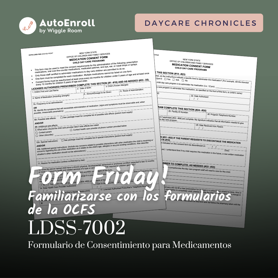 Form Friday: Familiarizarse con los formularios de la OCFS