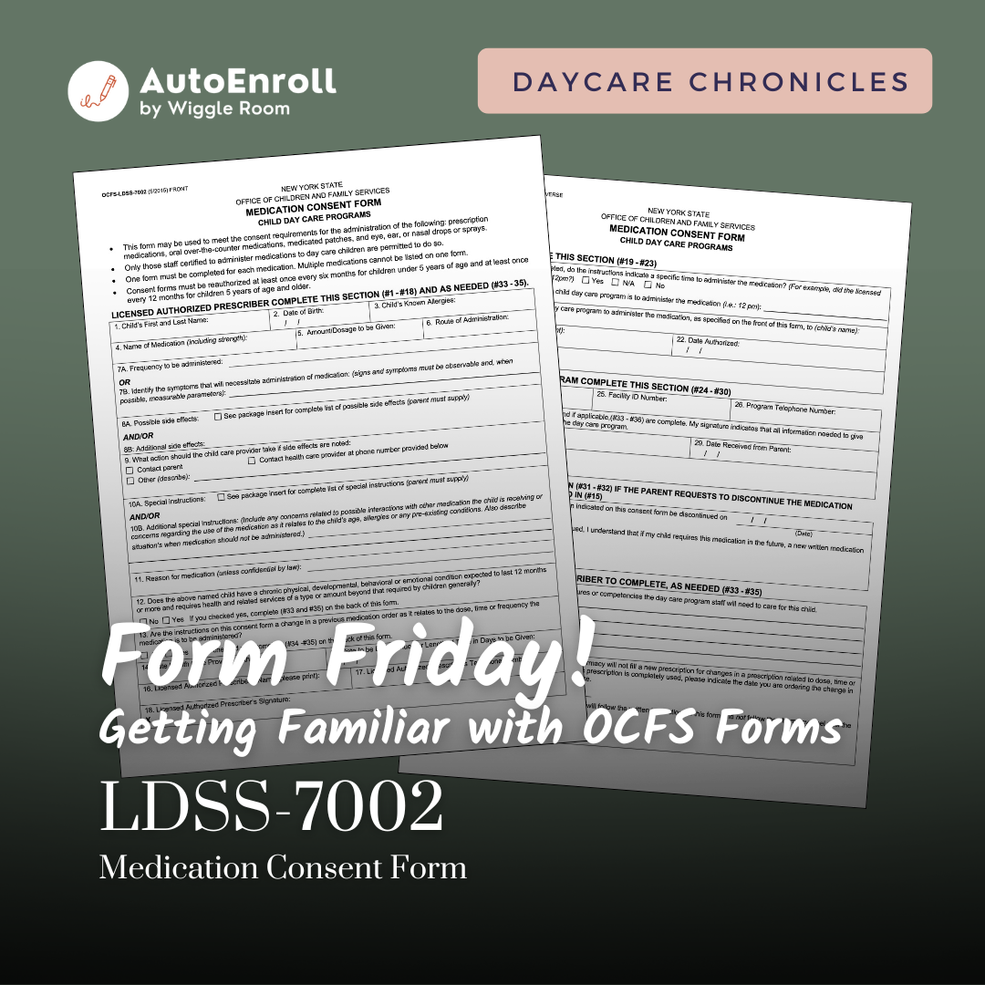 Form Friday: Getting Familiar with OCFS Forms