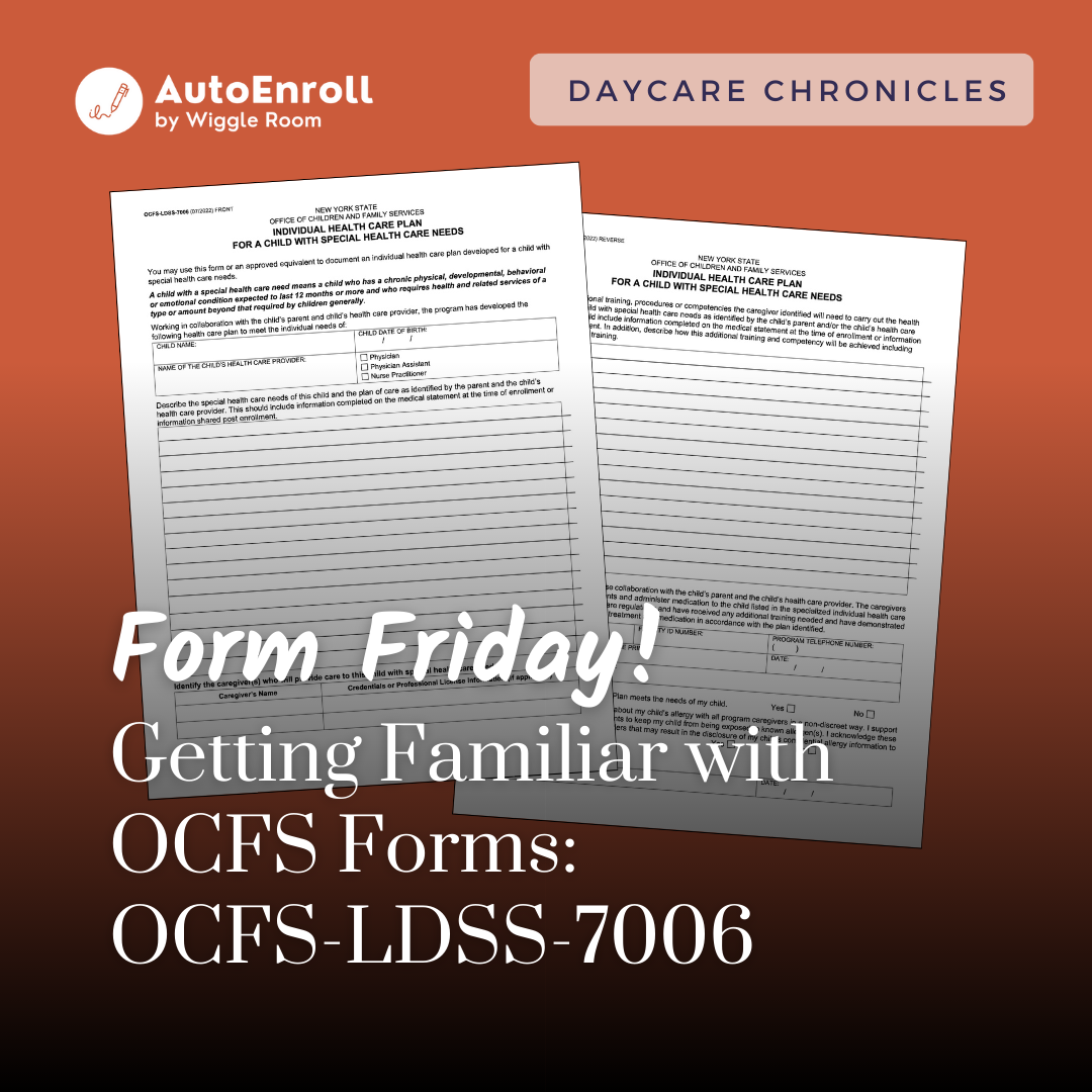 Form Friday: Getting Familiar with OCFS Forms 