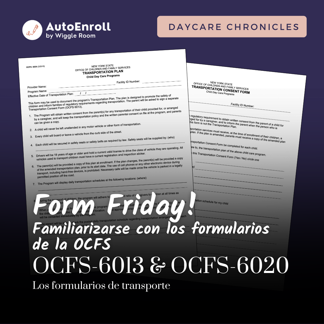 Form Friday: Familiarizarse con los formularios de la OCFS