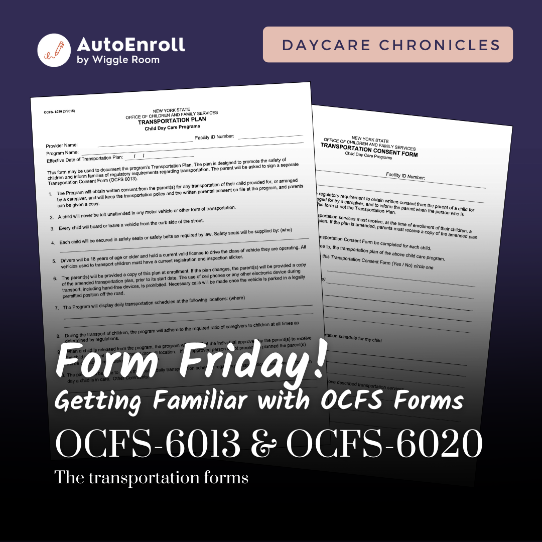 Form Friday: Getting Familiar with OCFS Forms