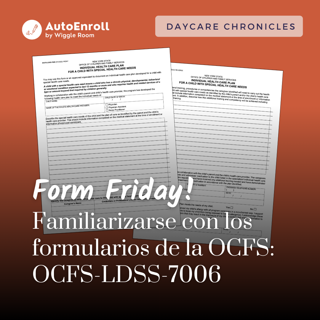 Form Friday: Familiarizarse con los formularios de la OCFS