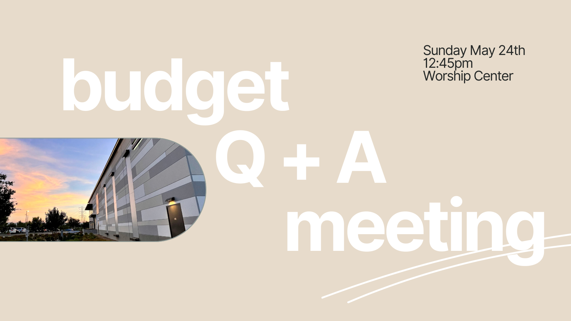 Budget Q+A Meeting