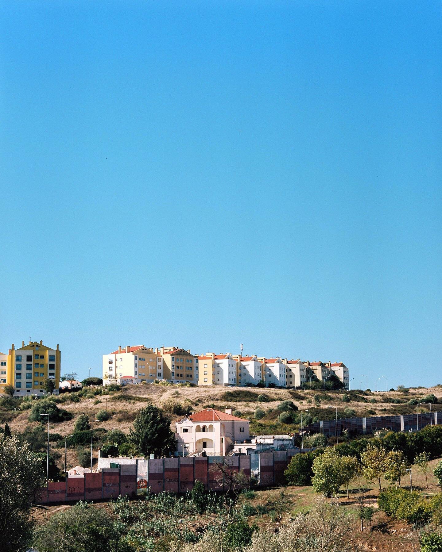 Hillside housing.