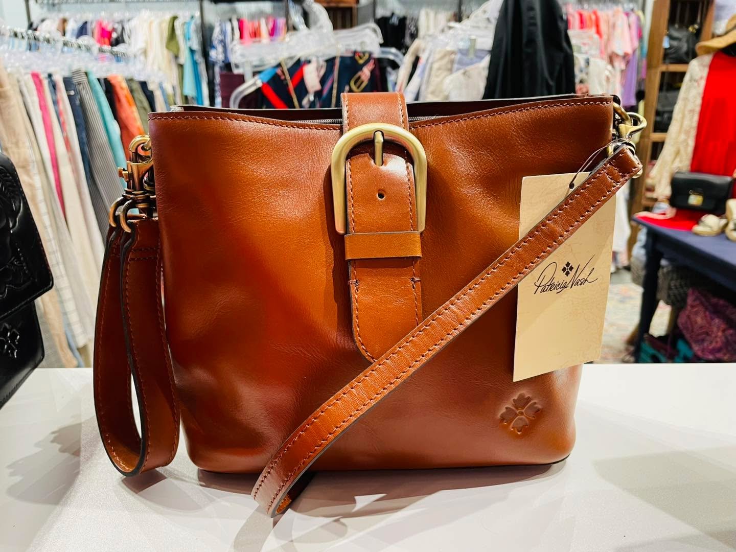 Let&rsquo;s be honest, with this forecast, shopping is the only good idea!  We are open today 10am-4pm. 
Late yesterday, we received these beautiful Patricia Nash purses (new with tags)😍😍
and we do not expect them to last long!
The discounts are aw