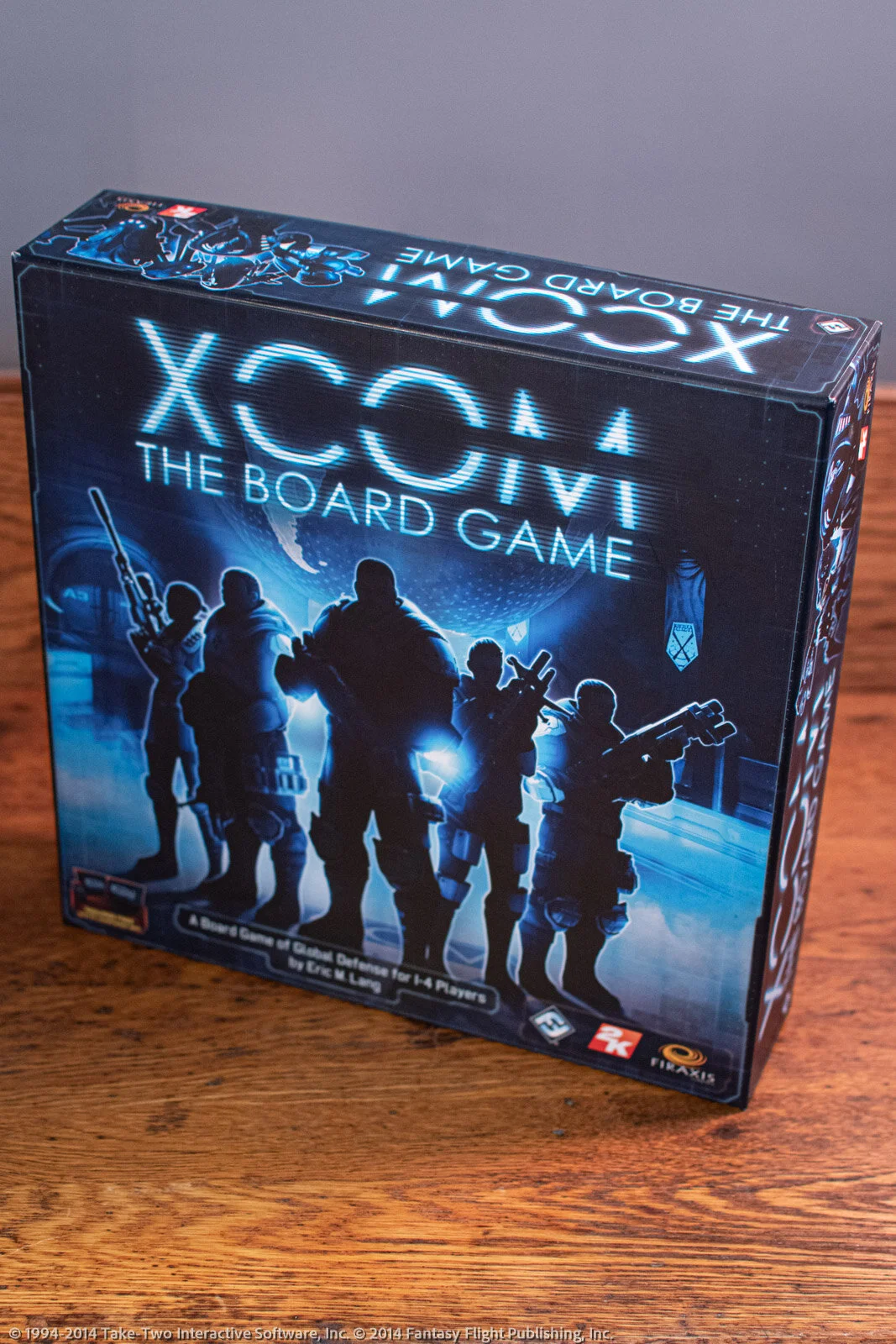 Box for XCOM: The Board Game. Logo & Graphic Design by Samuel R. Shimota.