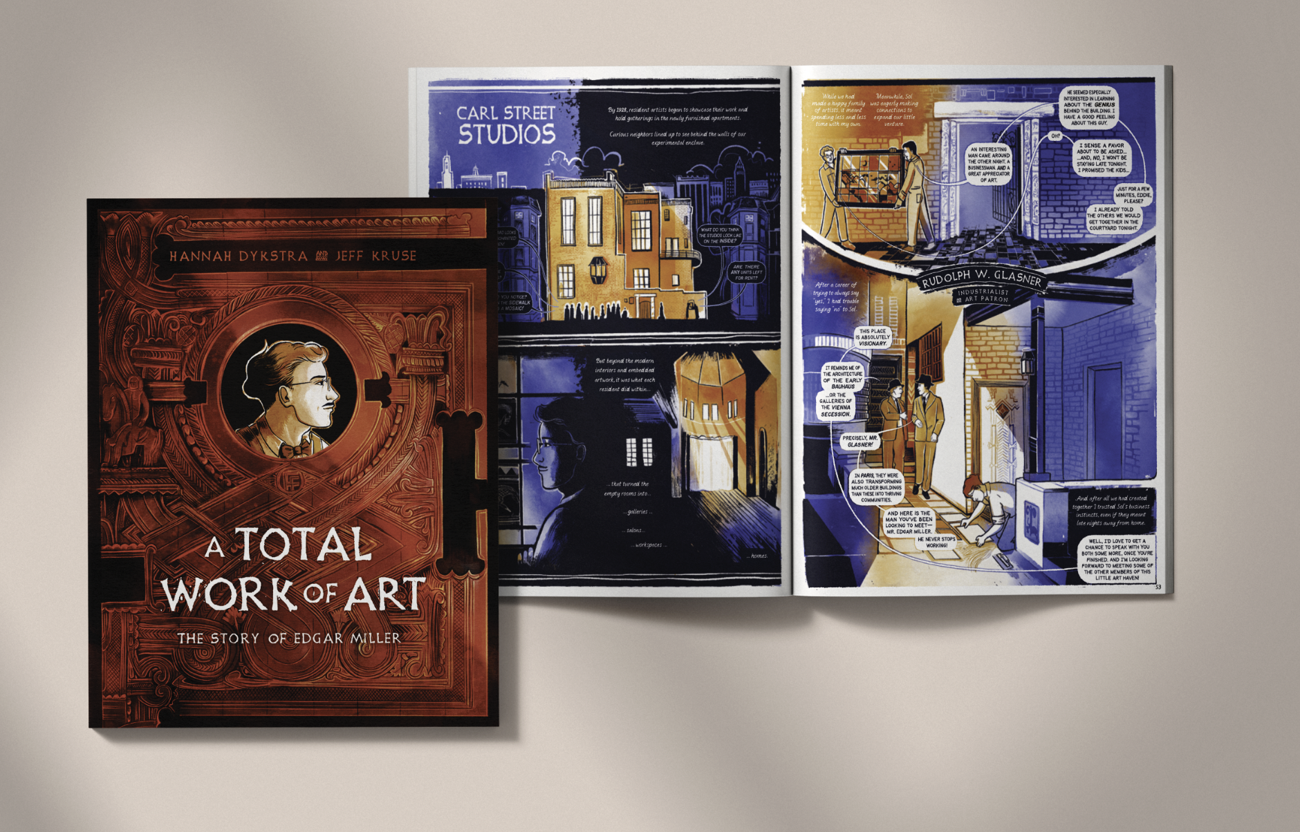 A Total Work of Art - Open Page containing Carl Street Studios