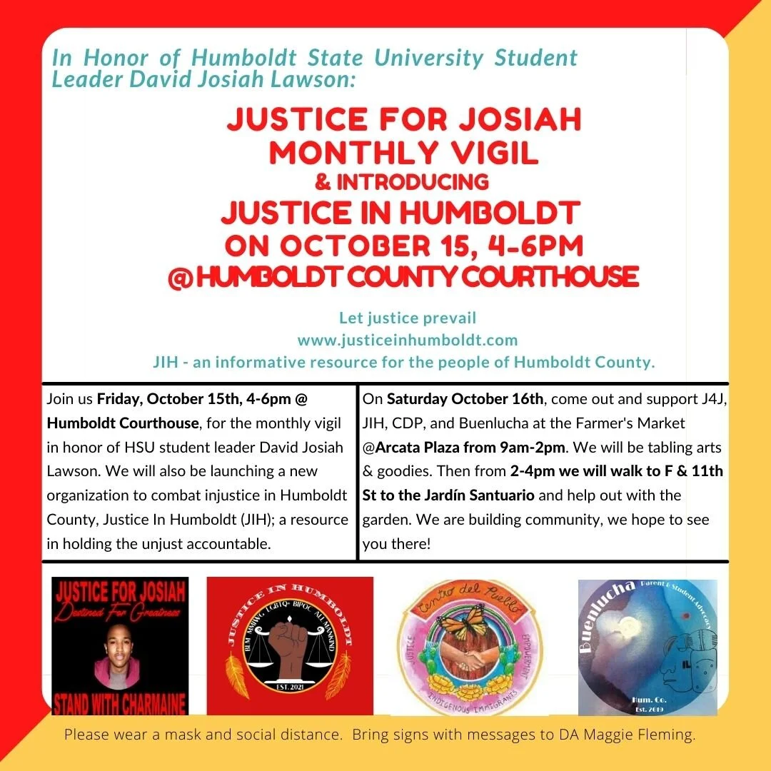 Monthly Vigil for David Josiah Lawson