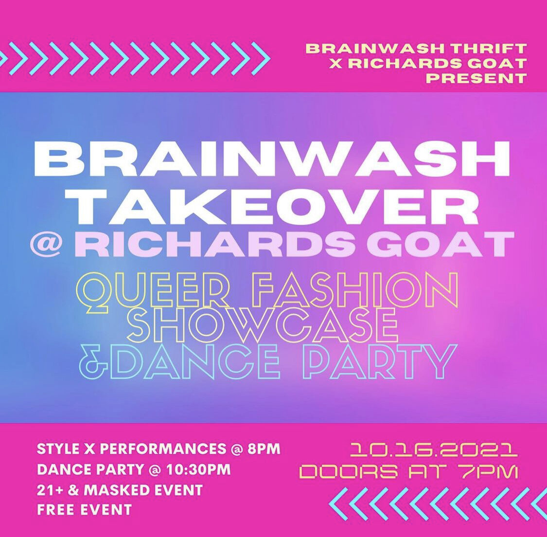 BrainWash Takeover @ Richard's Goat 