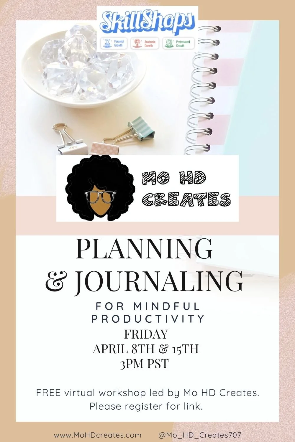 Planning and Journaling for mindful productivity