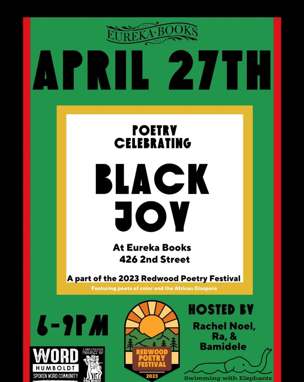 Black Joy Poetry Show - Redwood Poetry Festival