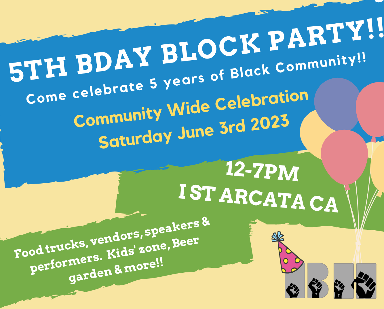 Black Humboldt Bday Block Party