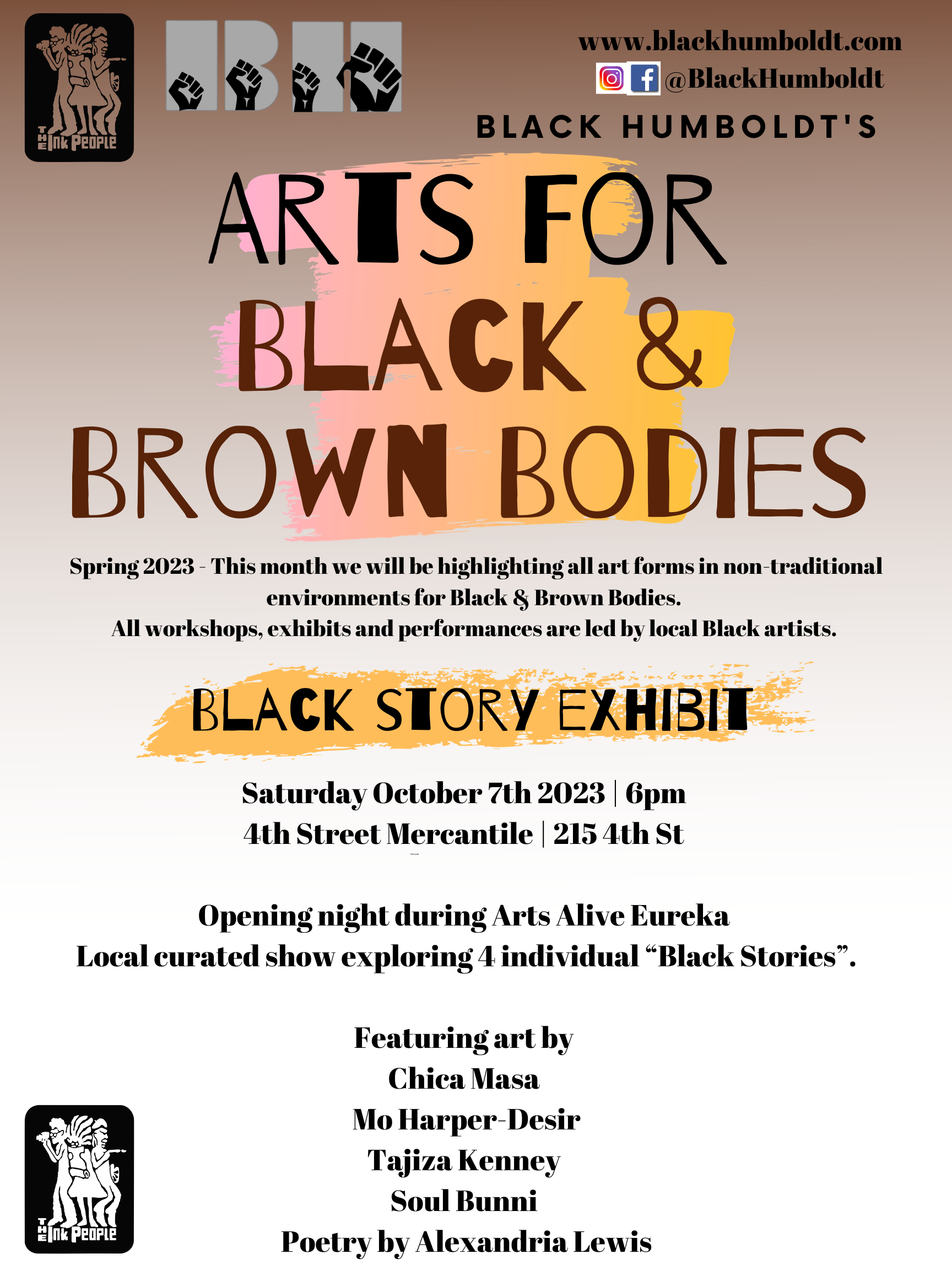 "My Black Story" - Exhibition opening night - Arts Alive 