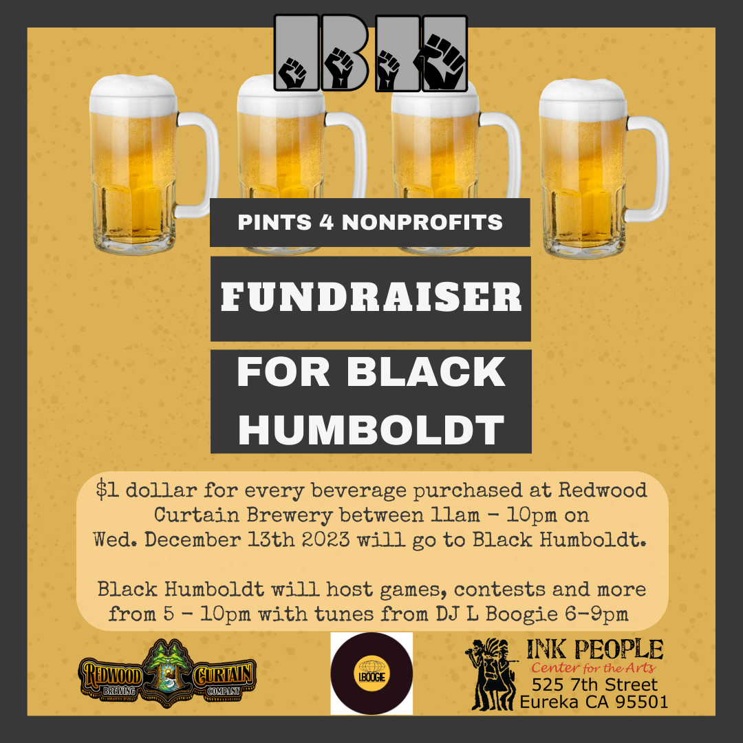 Black Humboldt Pints 4 nonprofits fundraiser