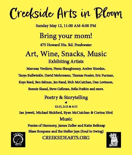Creekside Arts in Bloom exhibition 