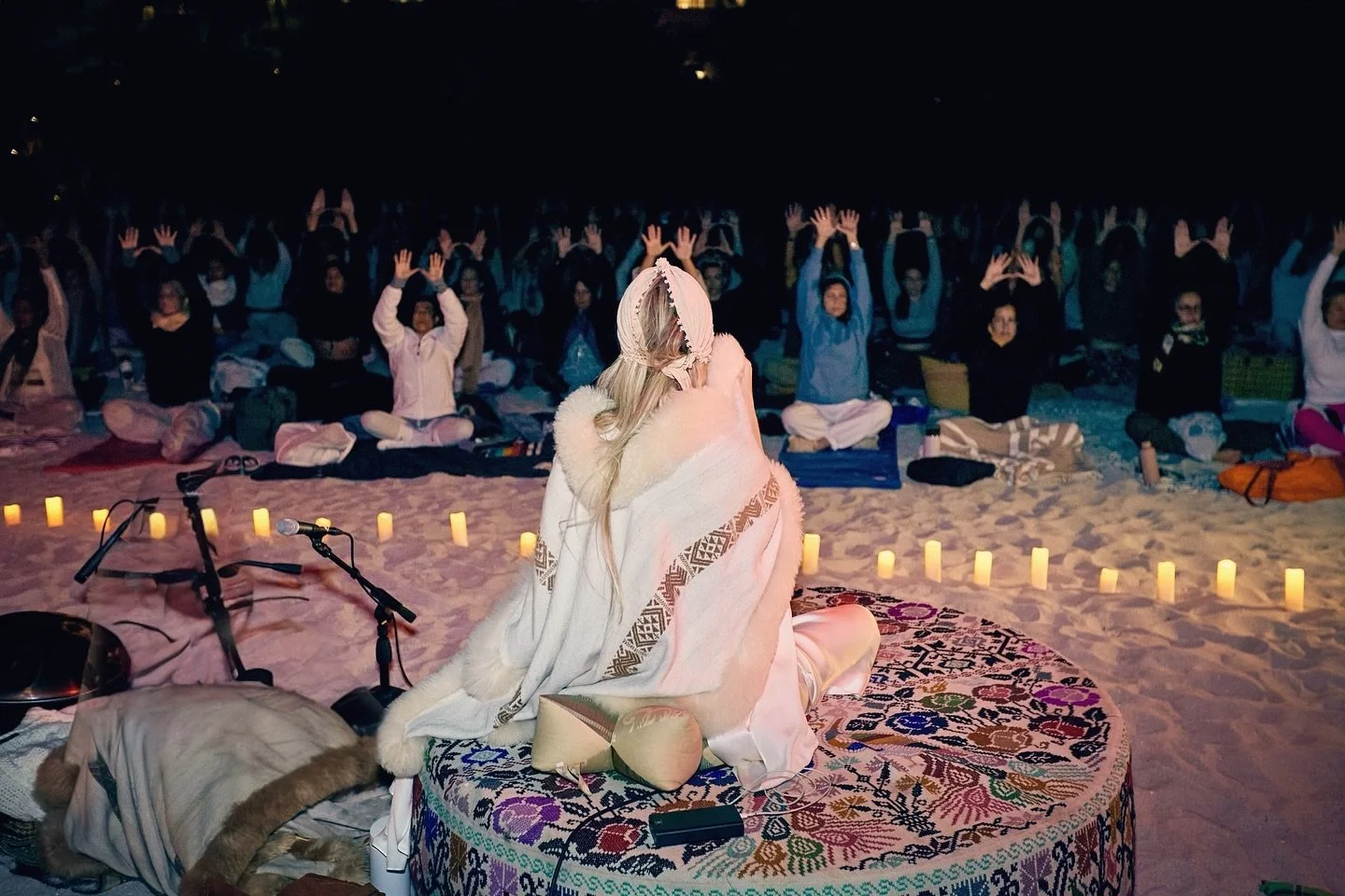 REAL FREQUENCY ✸  ZERO SCROLL

Your nervous system is craving human bandwidth. 
Mine too. 

Breath in the same room, gongs you can feel in your bones, 
a circle that remembers your name.

Become a KUNDALINI TRIBE MEMBER and 
let us hold the container