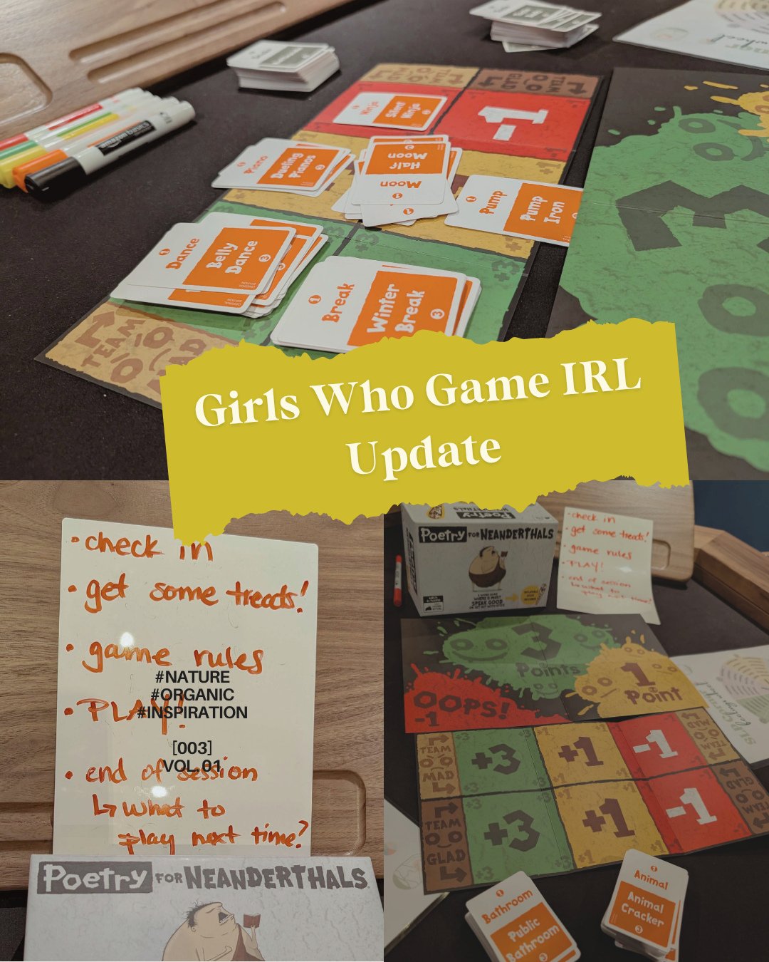 We wrapped up our second-to-last session of Girls Who Game IRL, and this game was rated at the top according to our girls! 🎉⁠
⁠
This week we discussed plans for the long weekend, the final wrap-up of the school year, and a quick stop at the front de