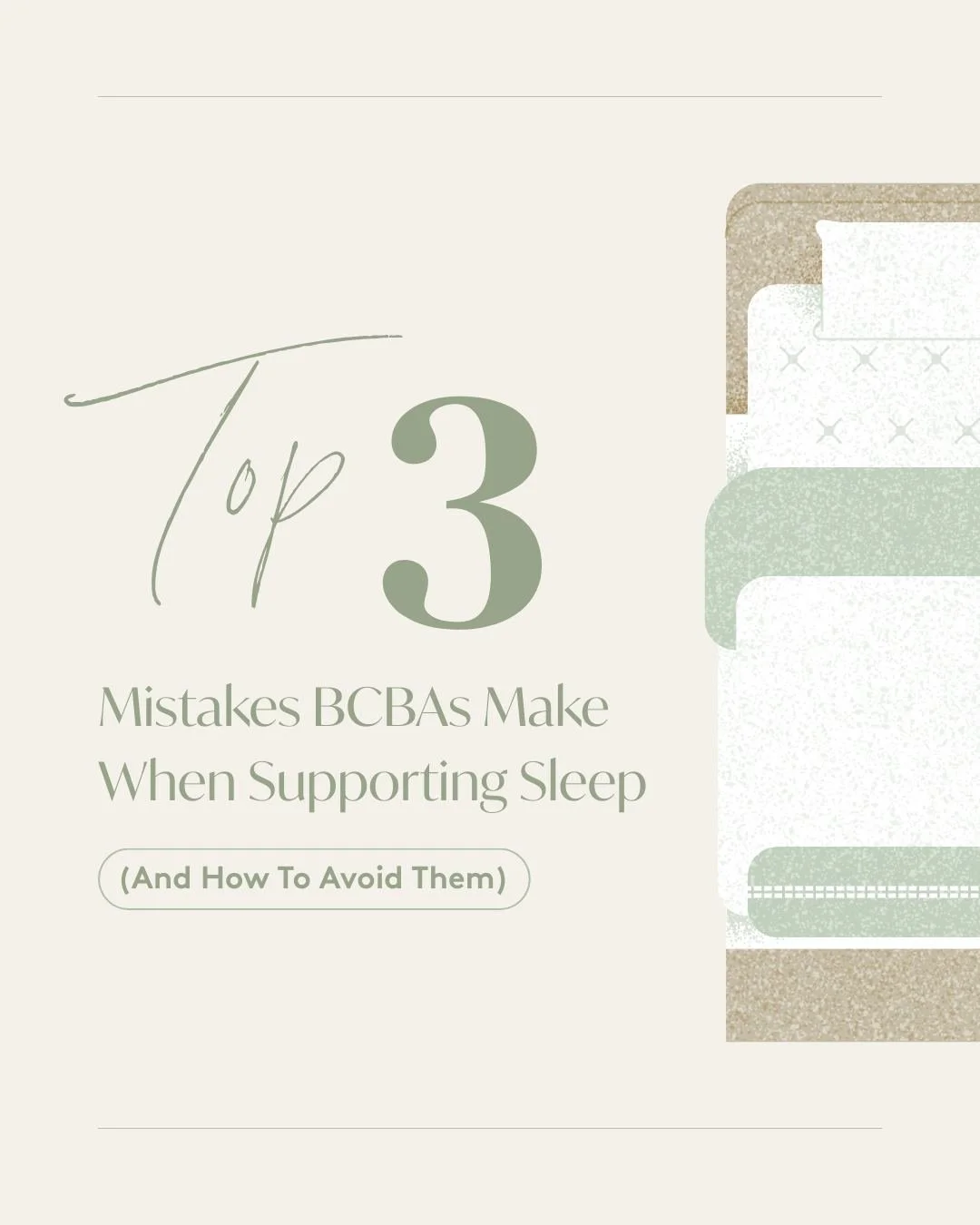 BCBAs, are you feeling stuck when it comes to supporting sleep? 💤

You're not alone.

Most of us were not trained in how to assess, analyze, or meaningfully support sleep in depth. And yet, families are turning to us for help, exhausted, overwhelmed