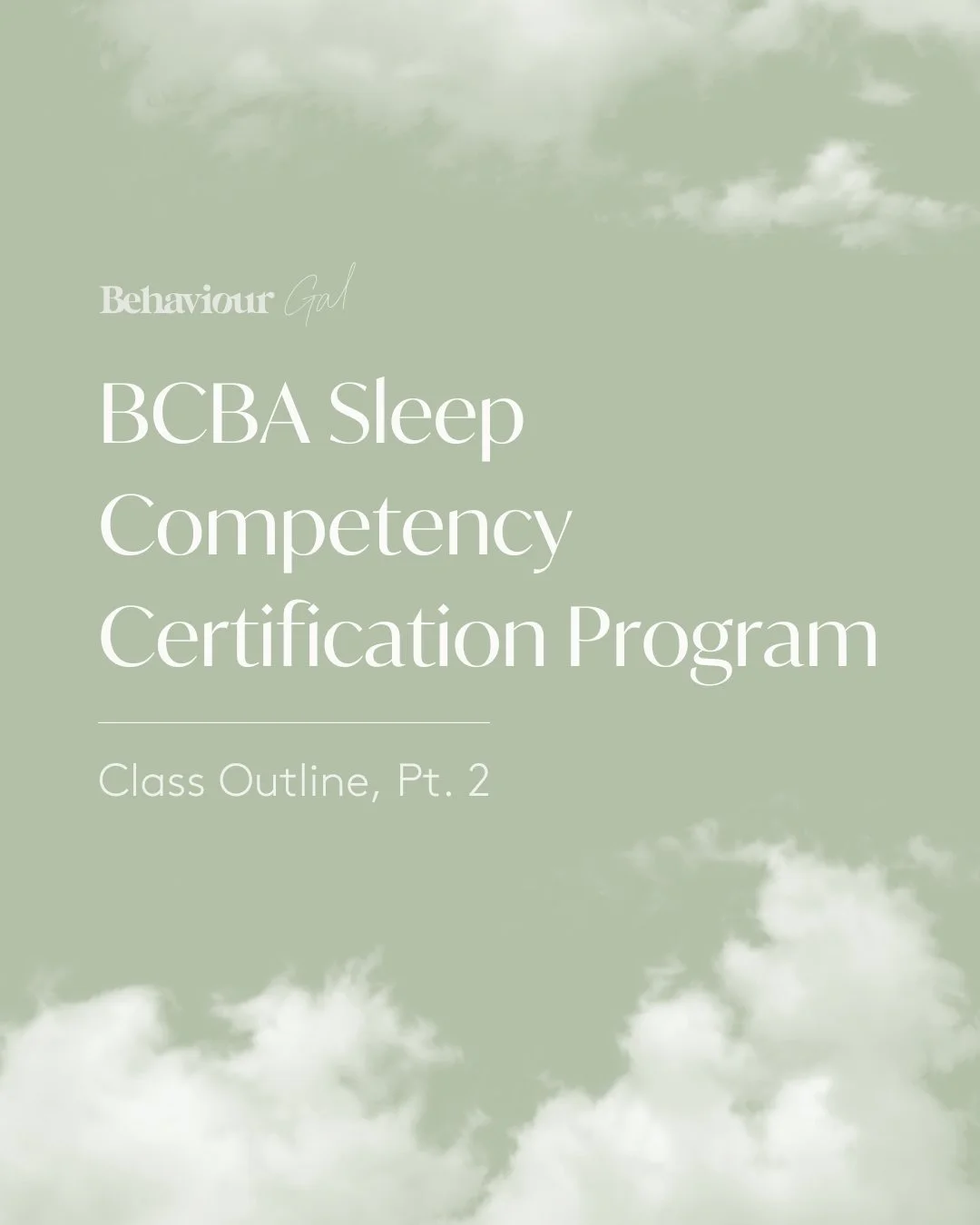 What will you get out of the Sleep Competency Certification Program? Part 2 👇

Part two of this series focuses on the second half of the classes and how everything comes together. This is where classes become more workshop-style, participants get to