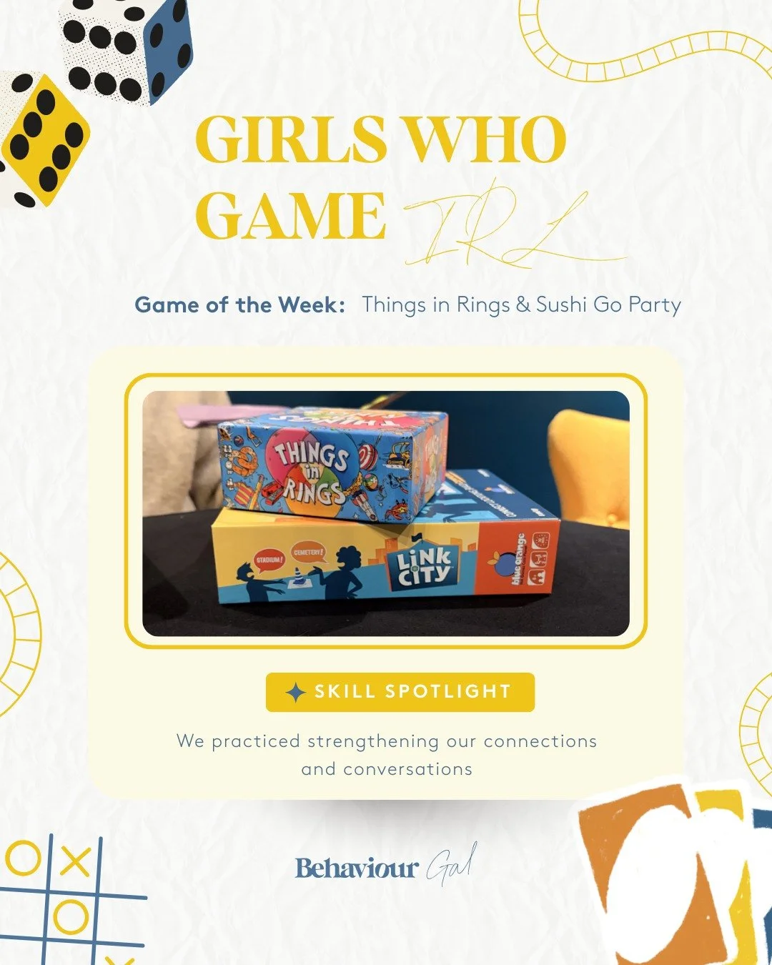 There is something really special about watching pre-teens connect in real time. 🩵

This week at Girls Who Game IRL, our 10&ndash;14 group of girls from across the Lower Mainland came together at @questcentralgaming to play 𝘛𝘩𝘪𝘯𝘨𝘴 𝘪𝘯 𝘙𝘪𝘯?