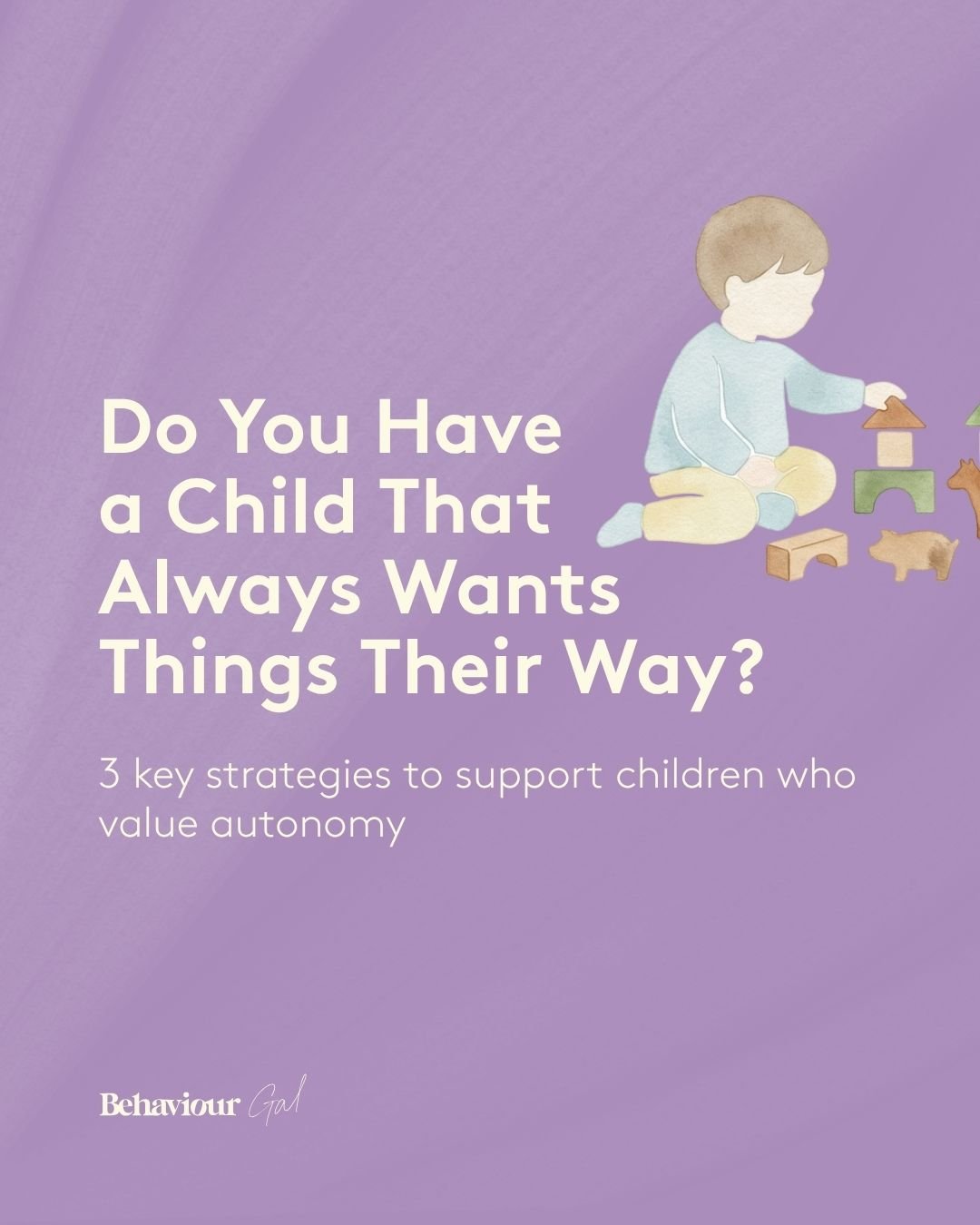 All children need to feel a sense of control. It's a deeply human need. But for some children, losing that sense of control feels far more overwhelming than it does for others.

When a child's nervous system is working hard just to get through the da