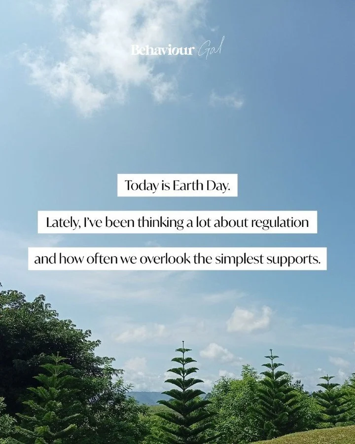 Earth Day always feels like a gentle invitation to come back to what supports us. ✨

On days that feel full or a little heavier than usual, it can be easy to feel like we need to do more, especially when we are trying to support a child through big f